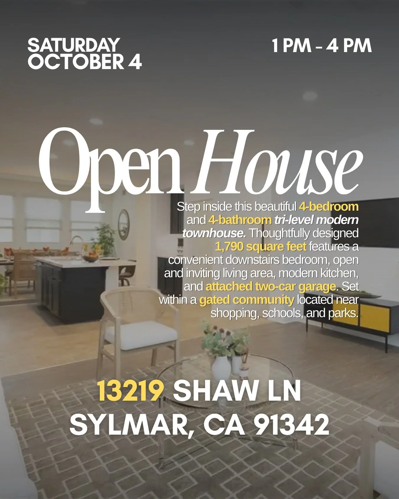 🚪✨ Who&rsquo;s ready to step inside this Sylmar beauty with me?! ✨🚪

Welcome to Sylmar where mountain views, community charm, and SoCal convenience all come together. 🌄 This tri-level townhouse isn&rsquo;t just a house - SHE&rsquo;S A VIBE. With 4