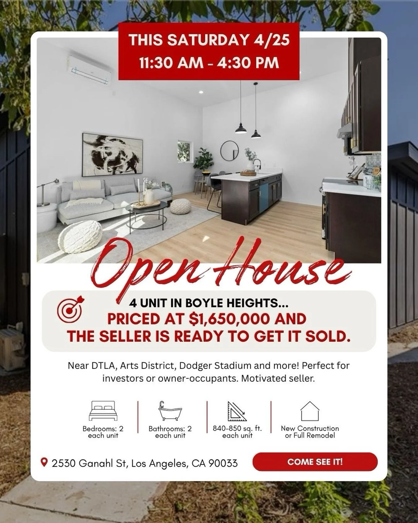 SELLER IS READY TO MOVE&hellip;THIS WEEKEND MATTERS 👀

Motivated seller = real opportunity.

The seller has other projects lined up and is ready to move NOW! Seller is looking at offers THIS WEEKEND.

If you&rsquo;ve been thinking about getting into