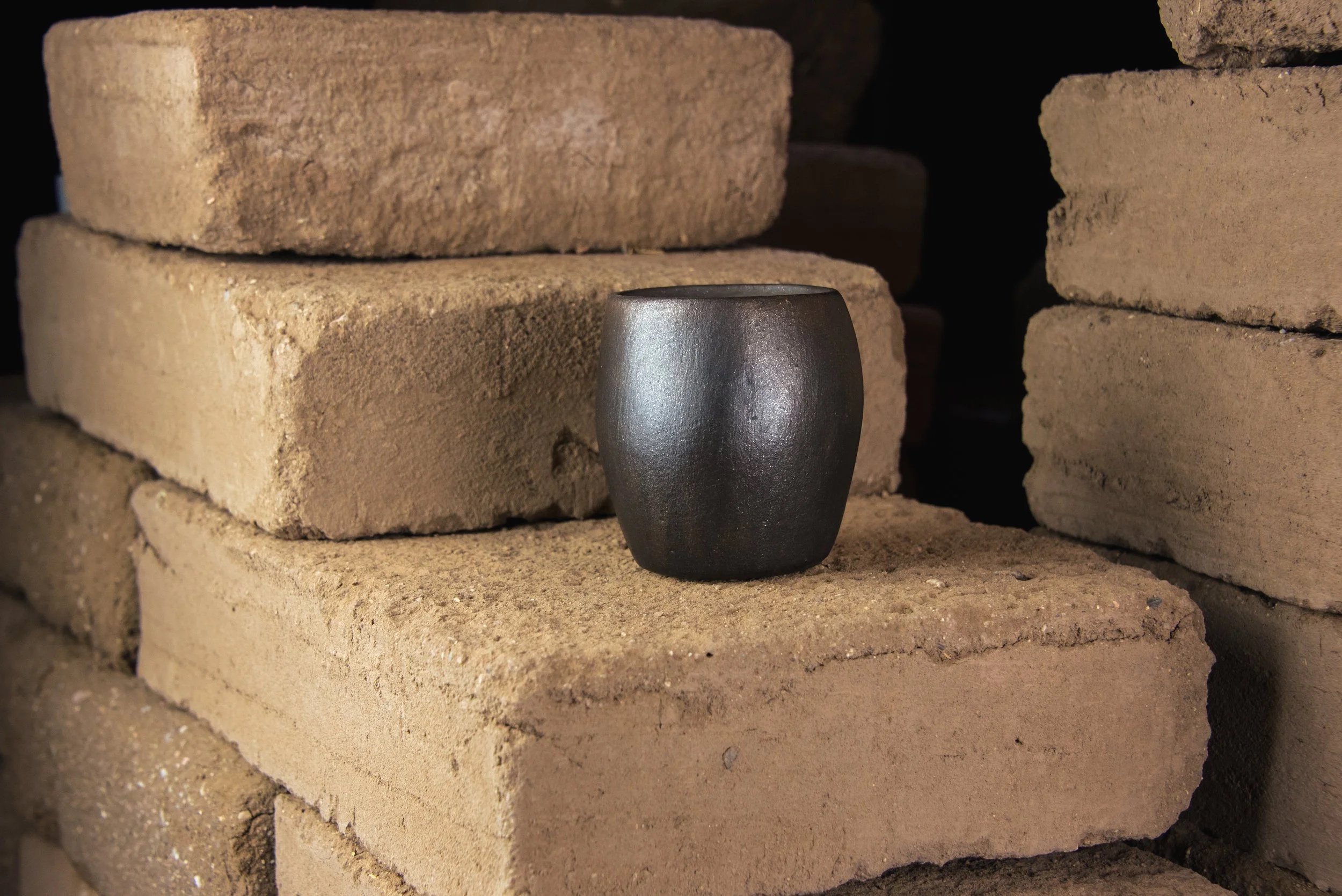 Parts of the Whole (detail), 2023, Natural clay, MFA Exhibition