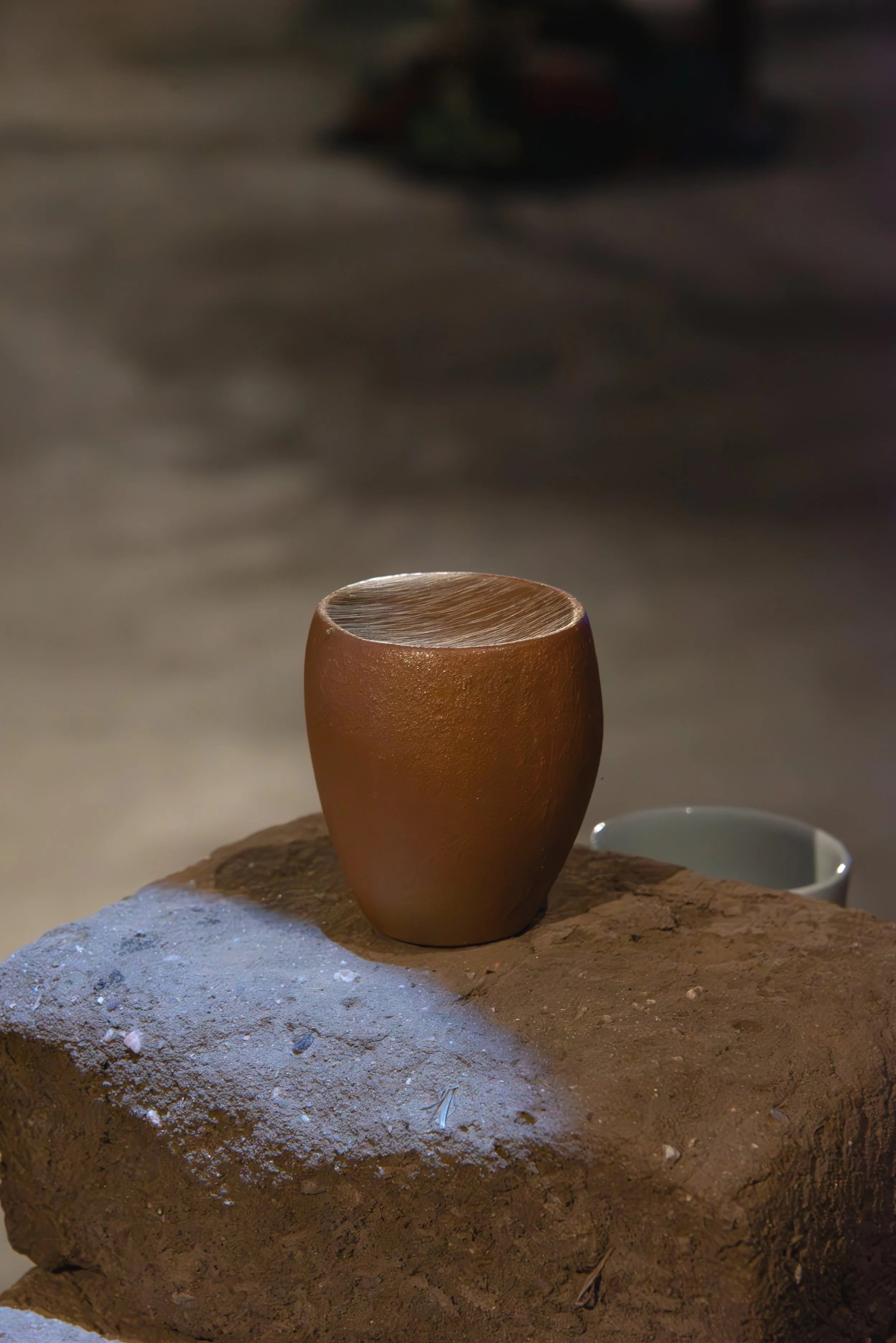 Parts of the Whole (detail), 2023, Natural clay, MFA Exhibition