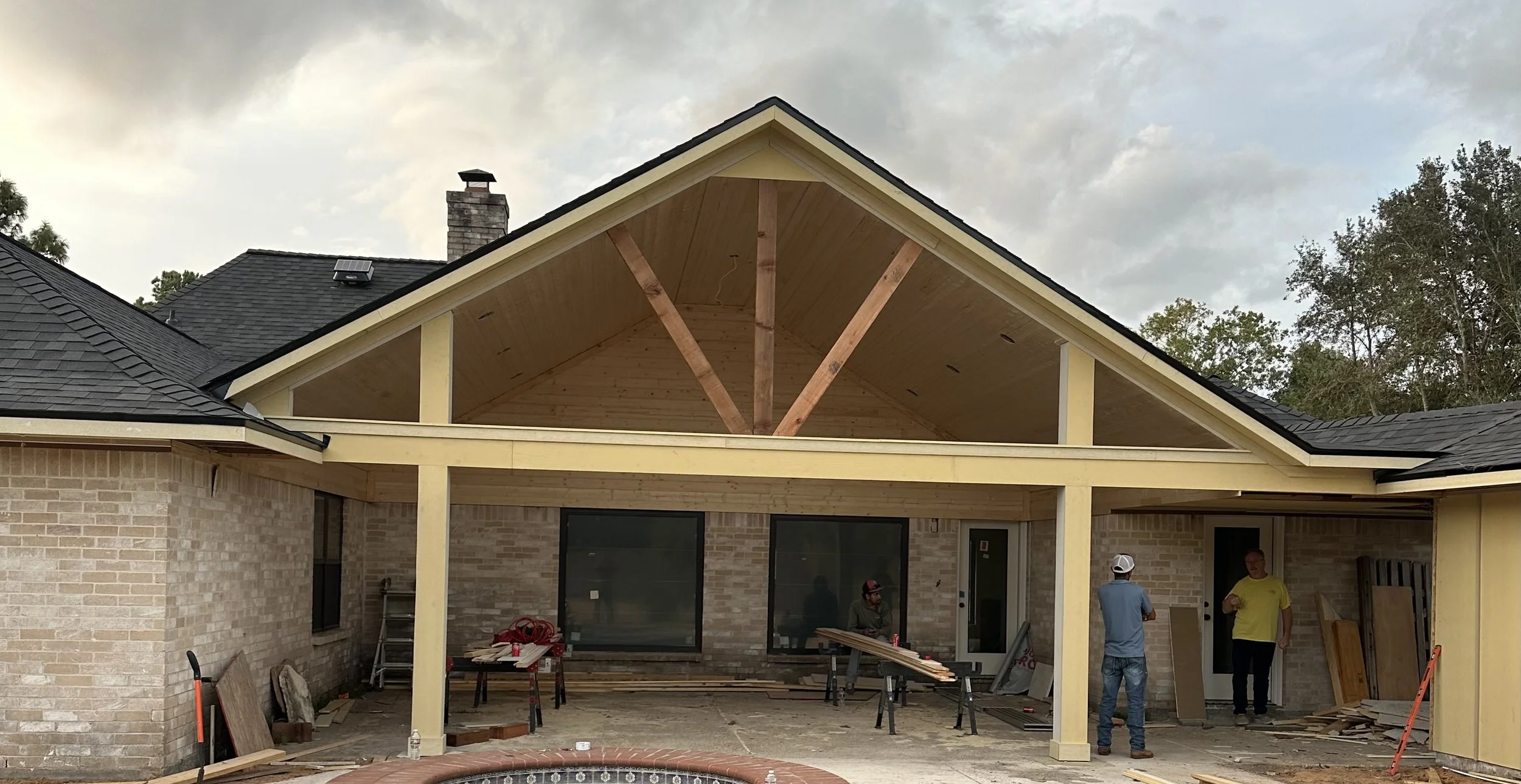 Custom Cover patio in Houston tx