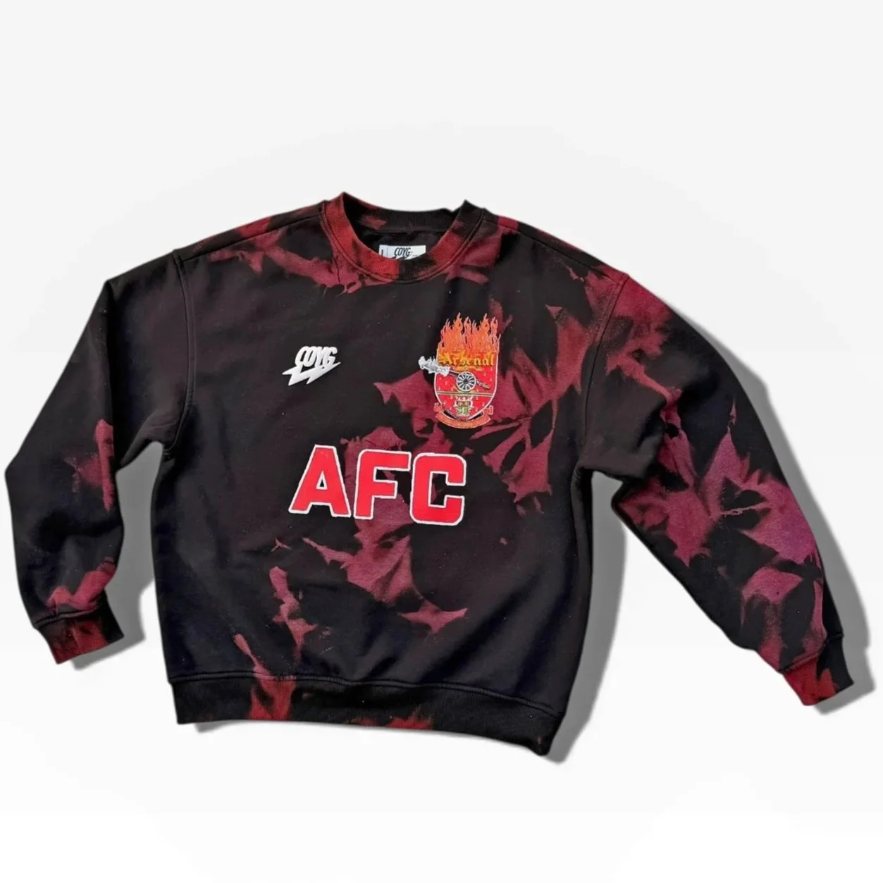 AFC FIRE DYED CREWNECK SWEATSHIRT