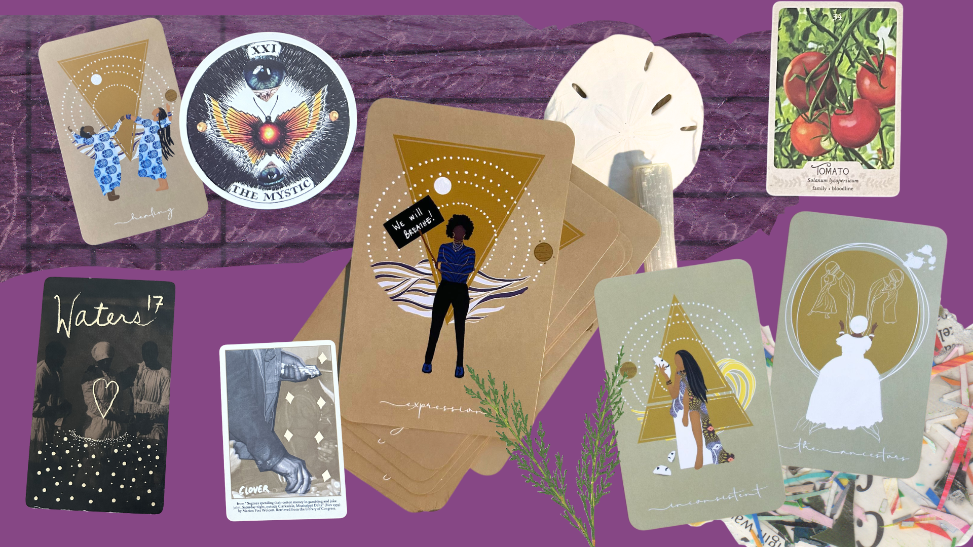 Evening of Dreaming: Divination as Anchor, Collage Oracle Card Workshop