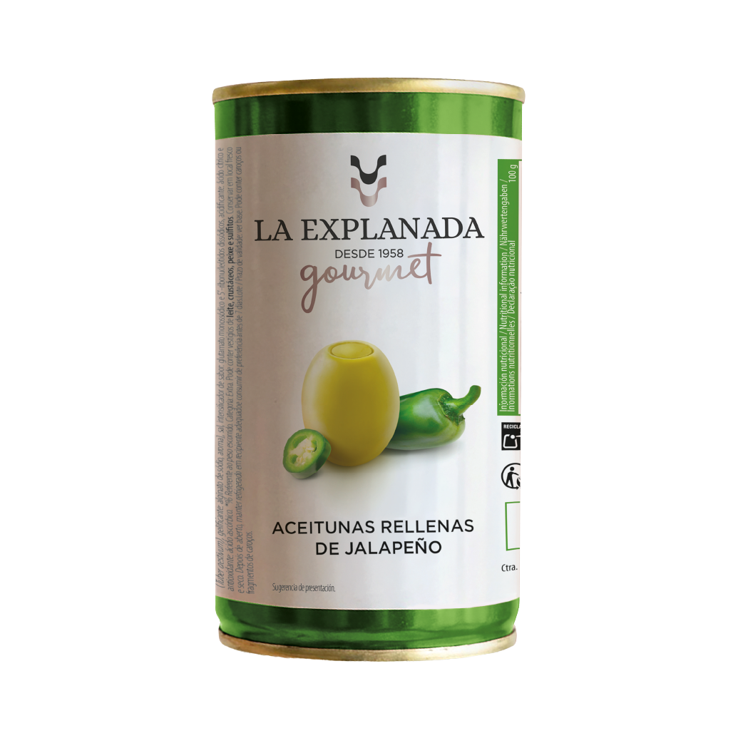Aceitunas Gourmet Rellenas Jalapeños 12oz