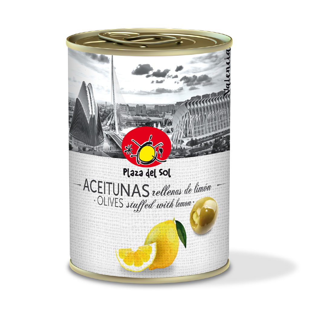 Aceitunas Rellenas de Limón 280g