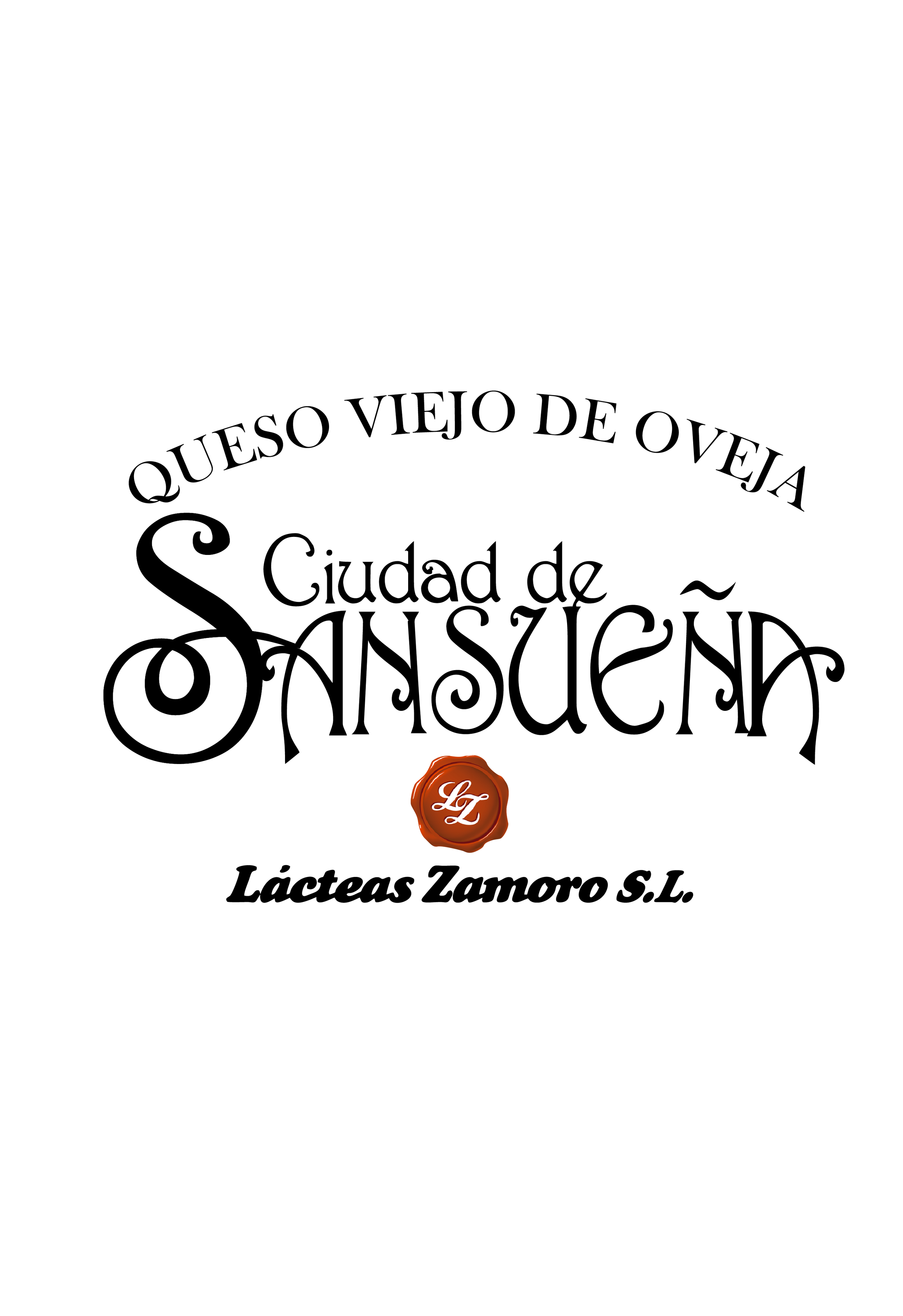 Logotipo de Queso Viejo de Oveja marca Ciudad de Sansueña