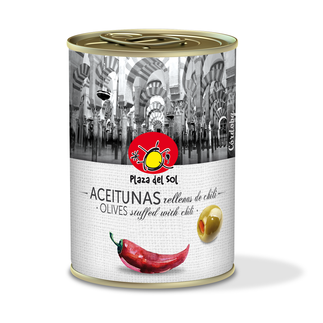Aceitunas Rellenas de Chili 280g
