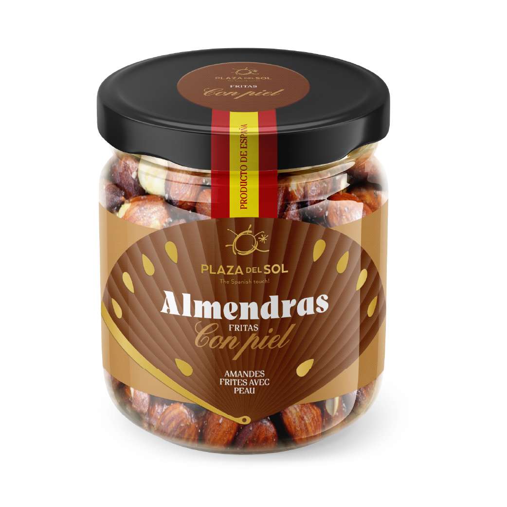 Almendras Fritas con Piel 110g