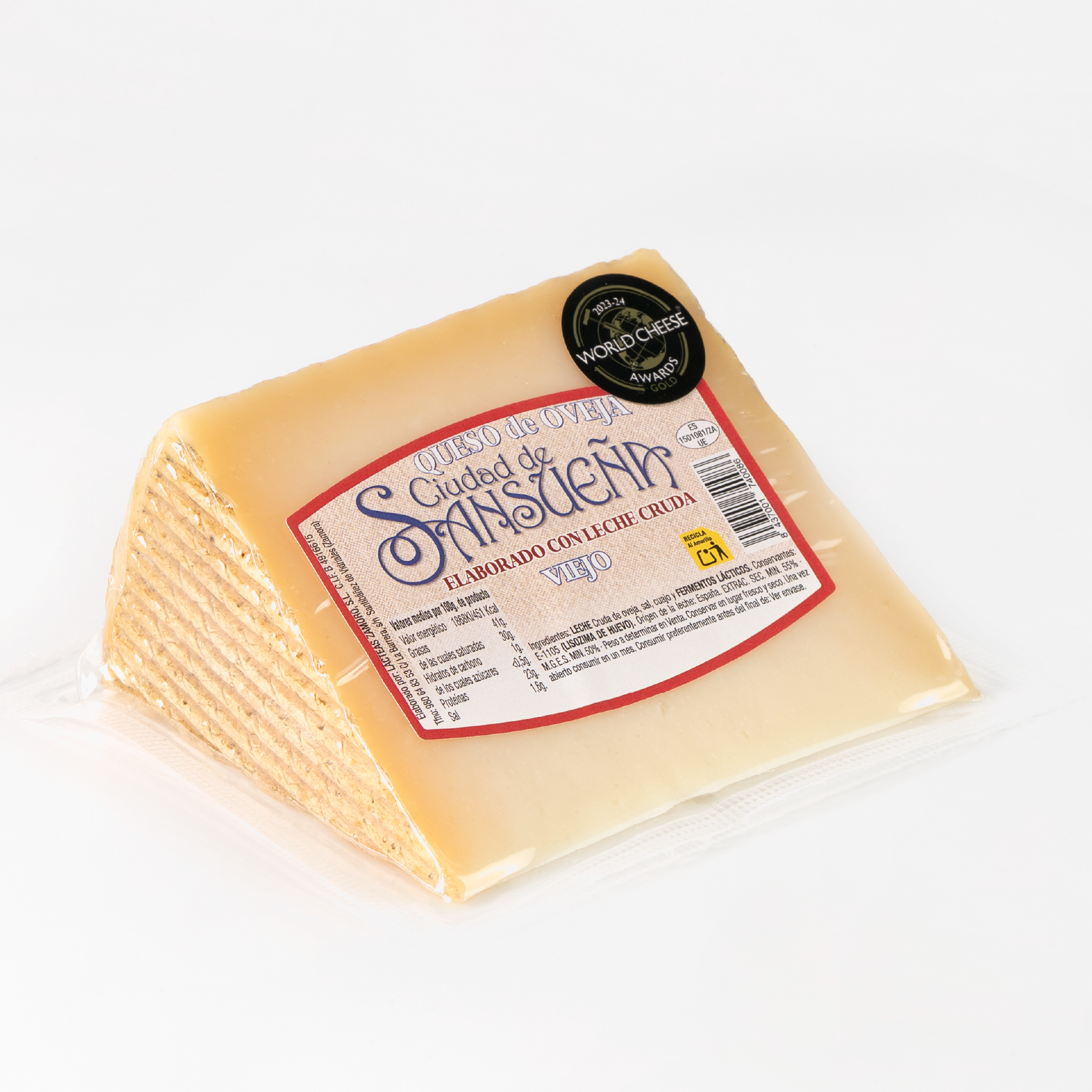 Queso Viejo de Oveja Curado 11 Meses 320g