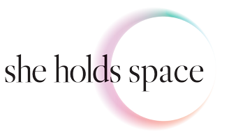 she holds space