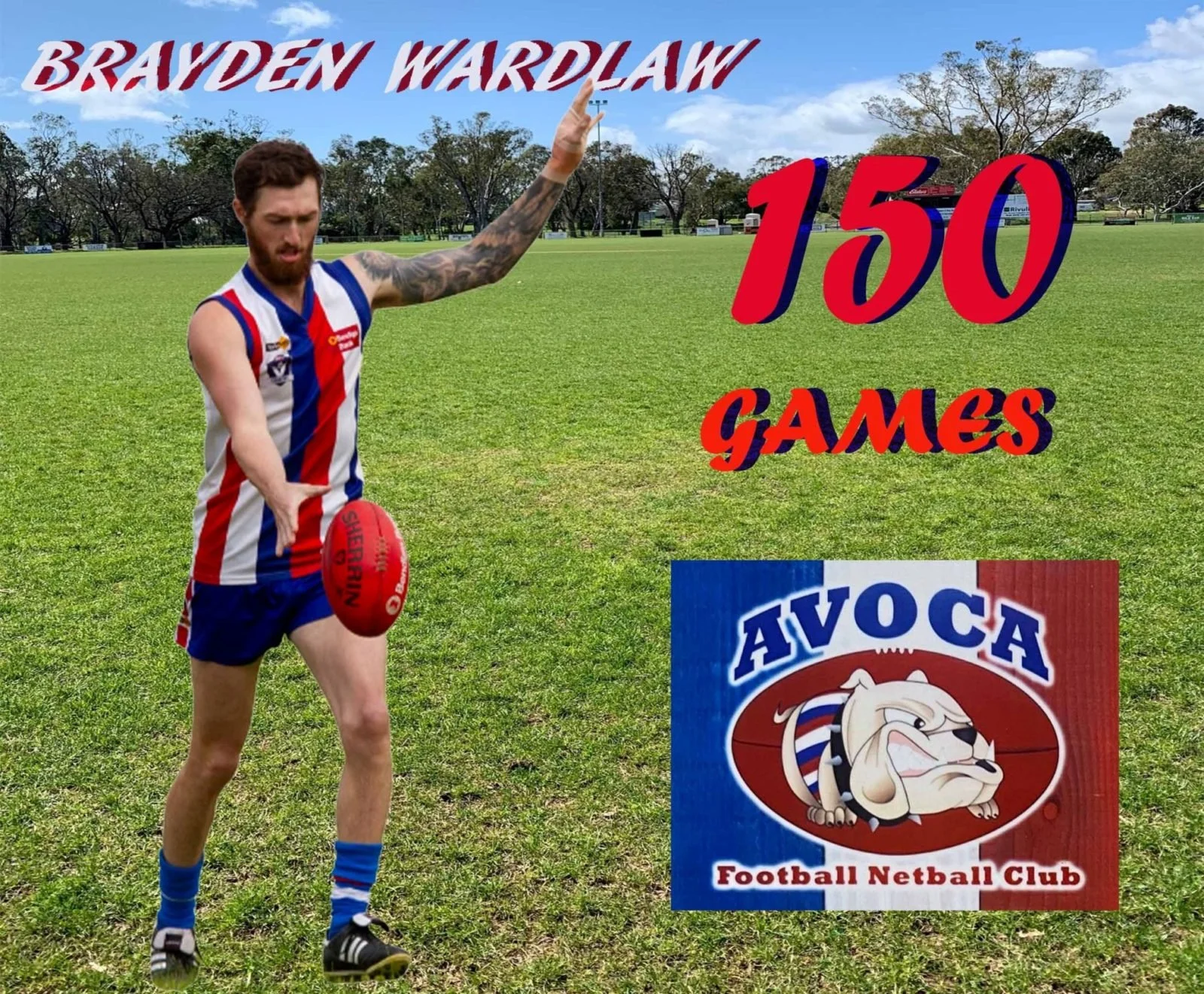 Brayden to play his 150th game.