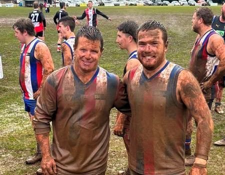 Muddy day in Trentham. Good luck parents with the washing!