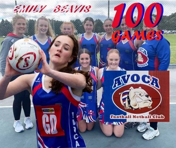 Emily plays her 100th game