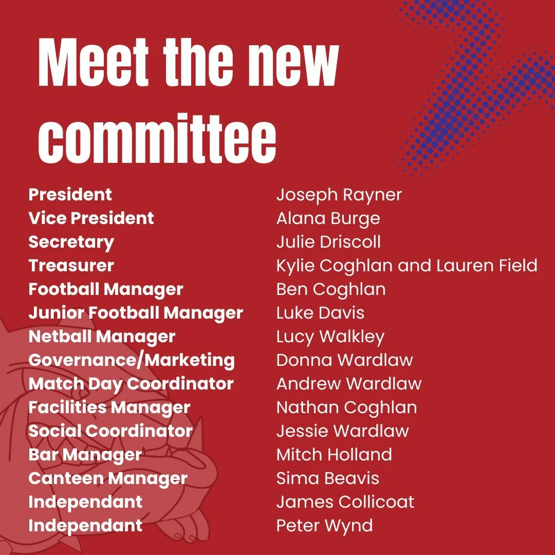 Meet your new Committee