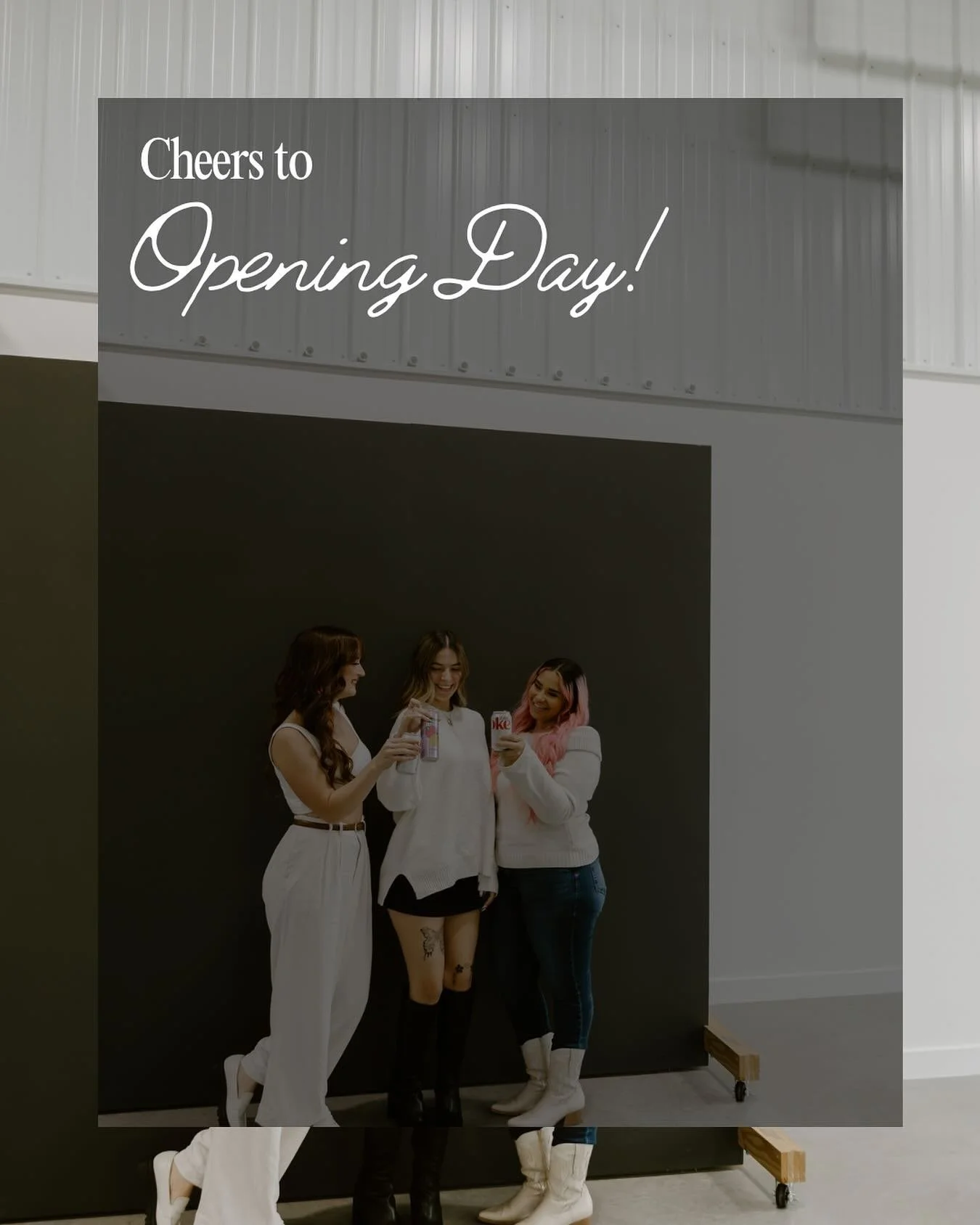 Today, we raise a glass to growth, grit, and the girls who made it happen. Chapter 3 is officially OPEN, and we can&rsquo;t wait to share this space with you! 🤍🥂

Make sure to book your holiday appointments, spots are filling up FAST! Click the lin