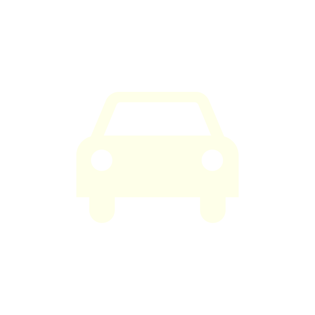 Icon of a white car on a black background.