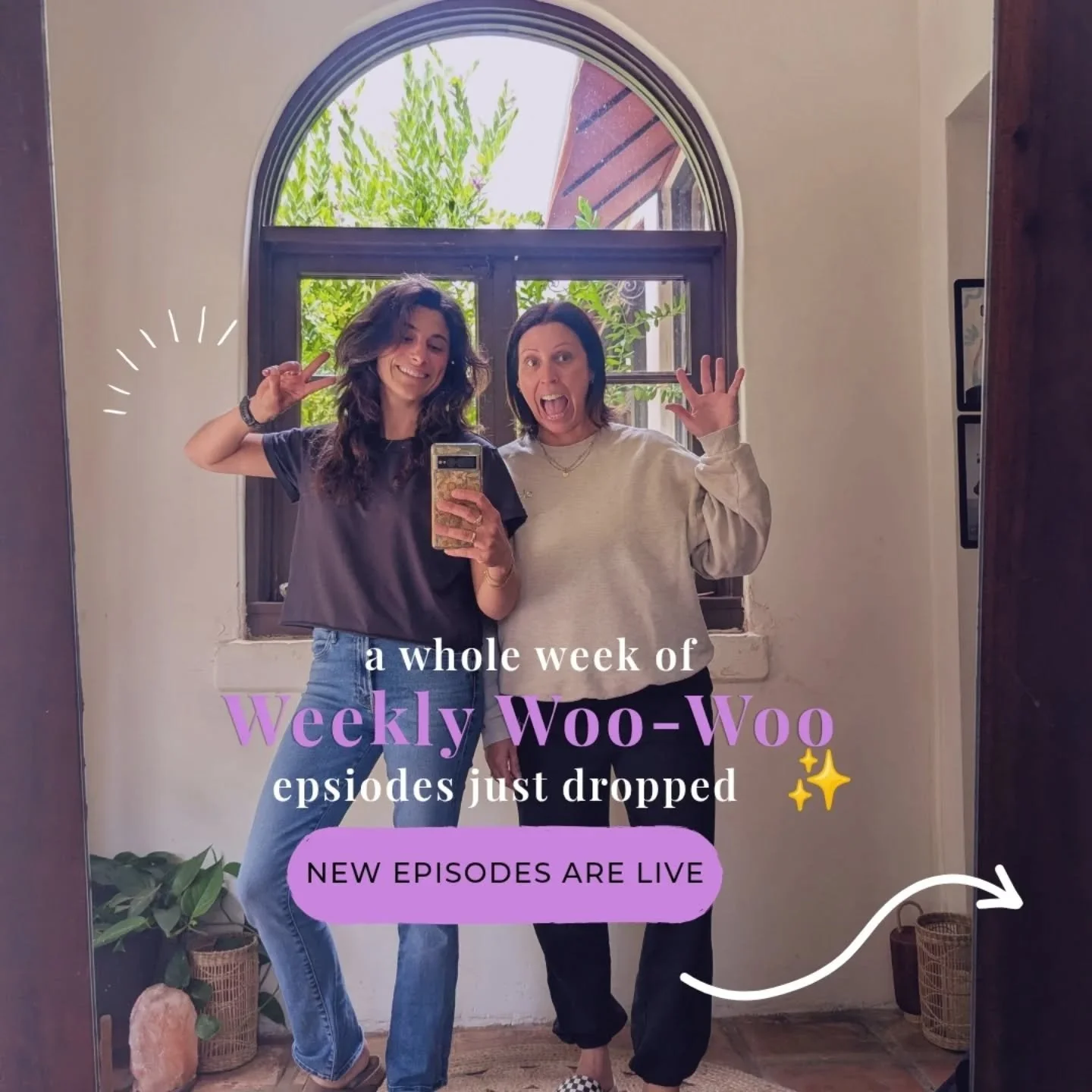 A new week of Weekly Woo-Woo episodes is officially up.✨

One of my favorite things about this podcast is that it doesn&rsquo;t need to be complicated to be helpful.

Some episodes are only a few minutes long&hellip; but in those few minutes, you can