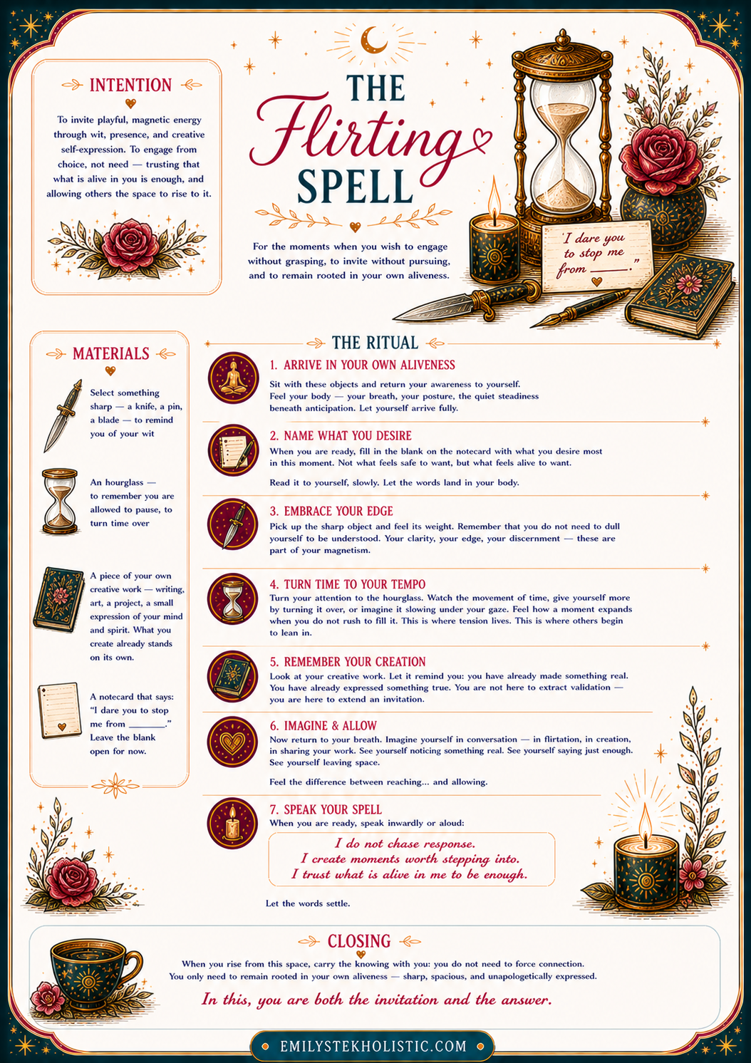 Spell to Awaken Your Inner Flirt - PDF Download