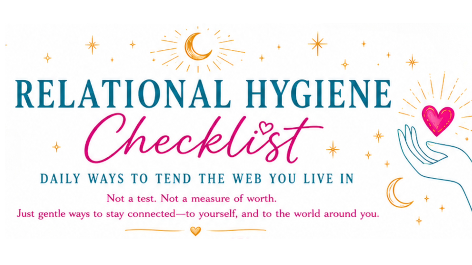 Relational Hygiene Checklist - PDF Download