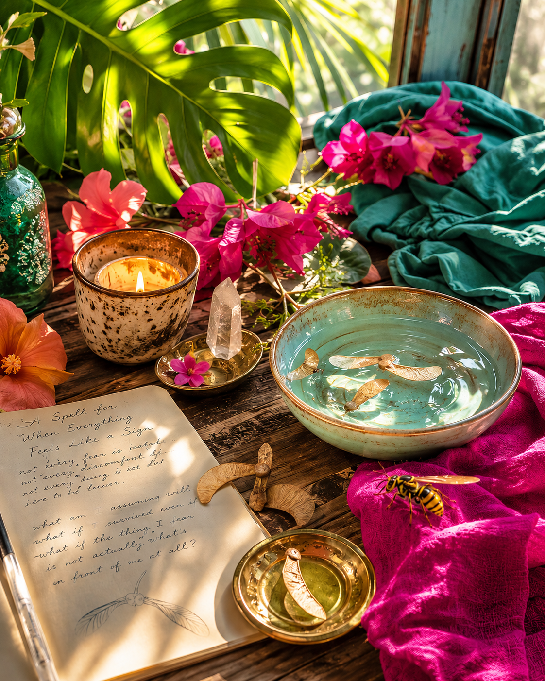 Tiny Spicy Angel: A Spell for When Everything Feels Like a Sign