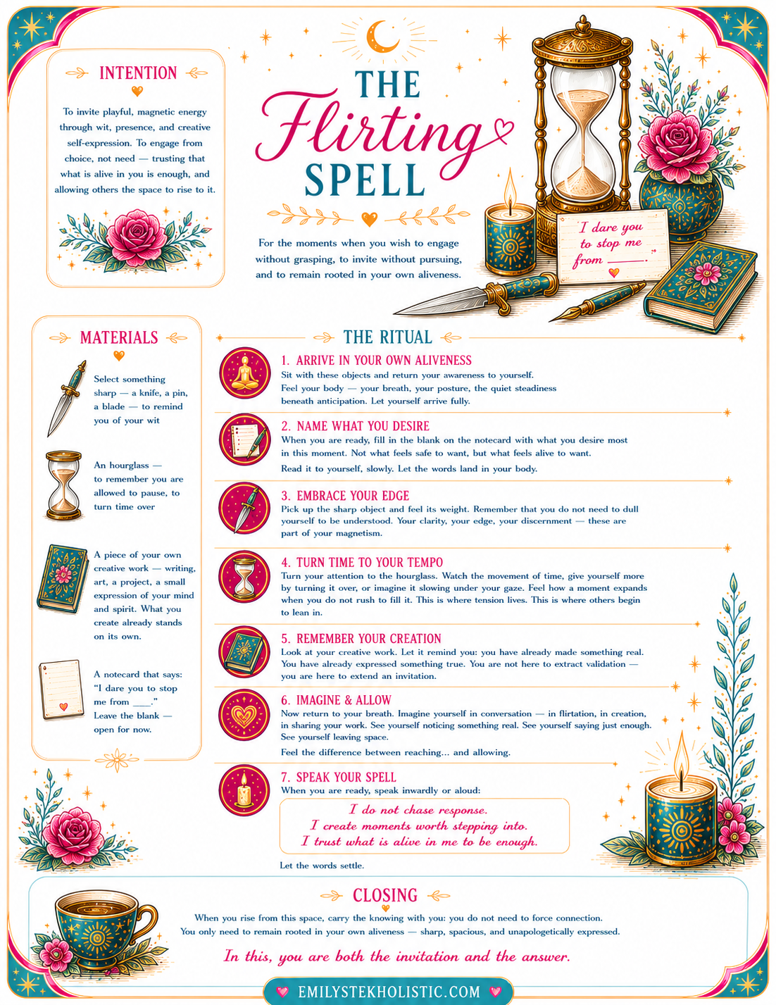Spell to Awaken Your Inner Flirt - PDF Download