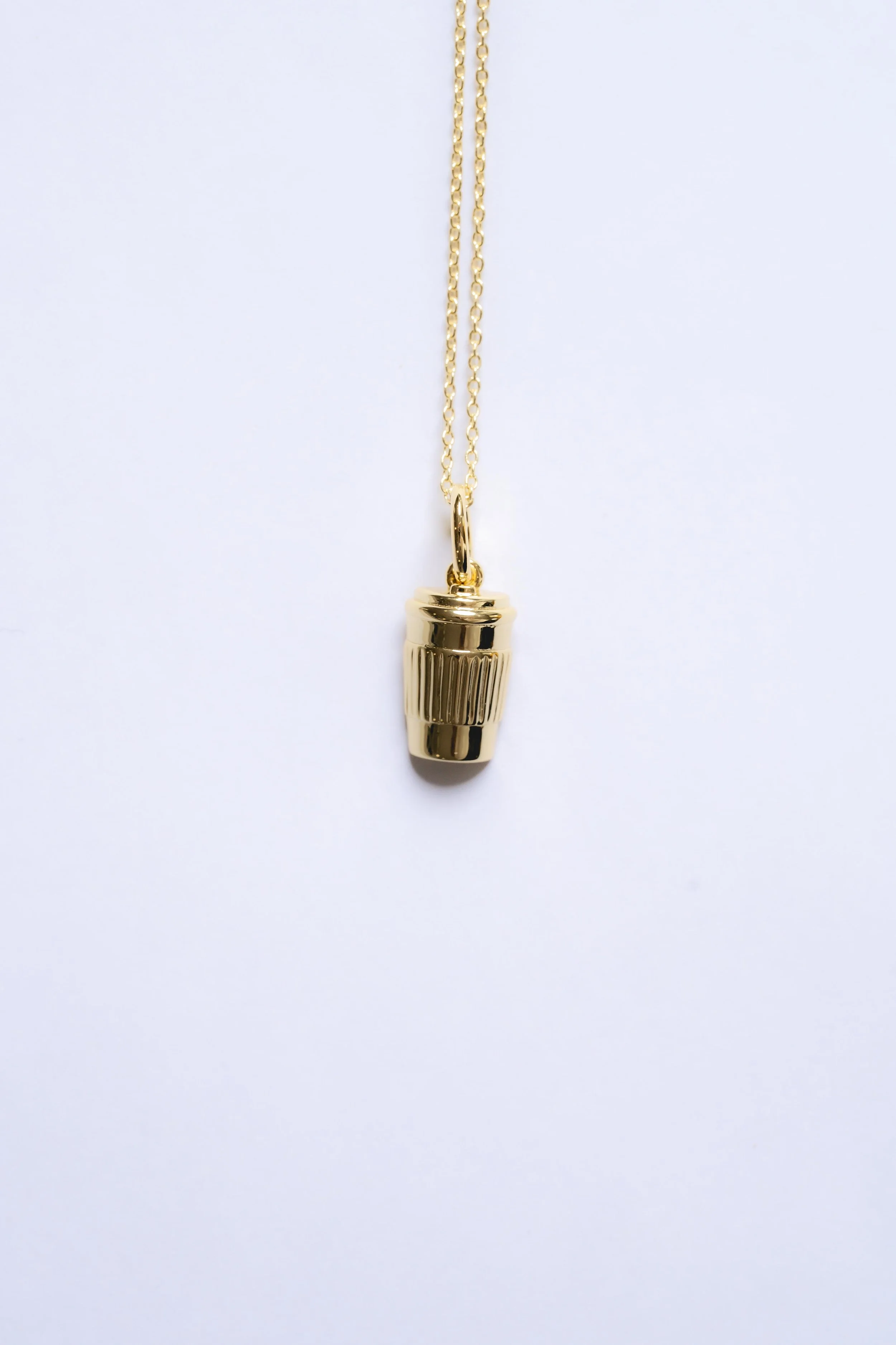 Stay Caffeinated Coffee Cup Necklace