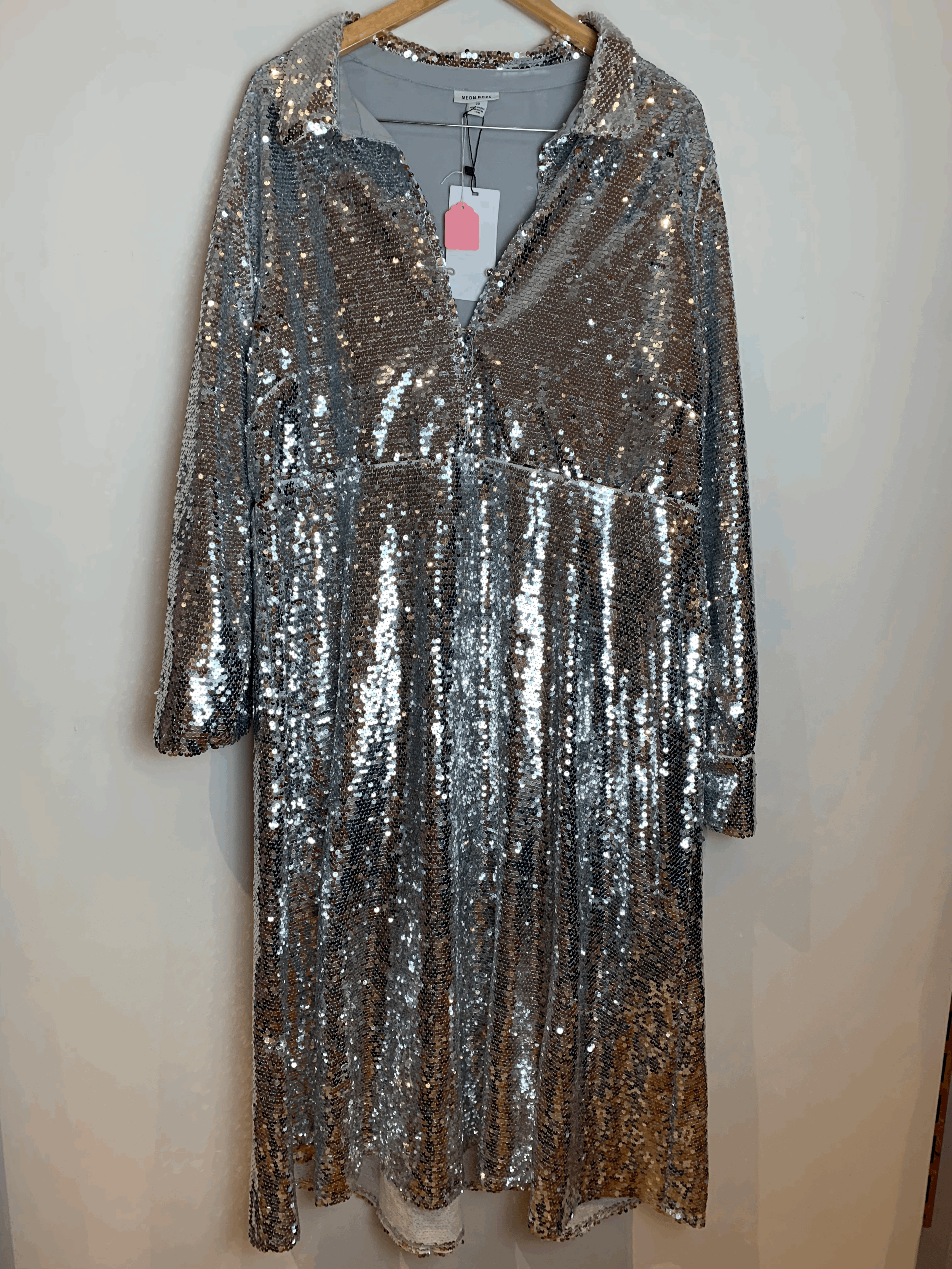 Neon Rose Dress | Size 22
