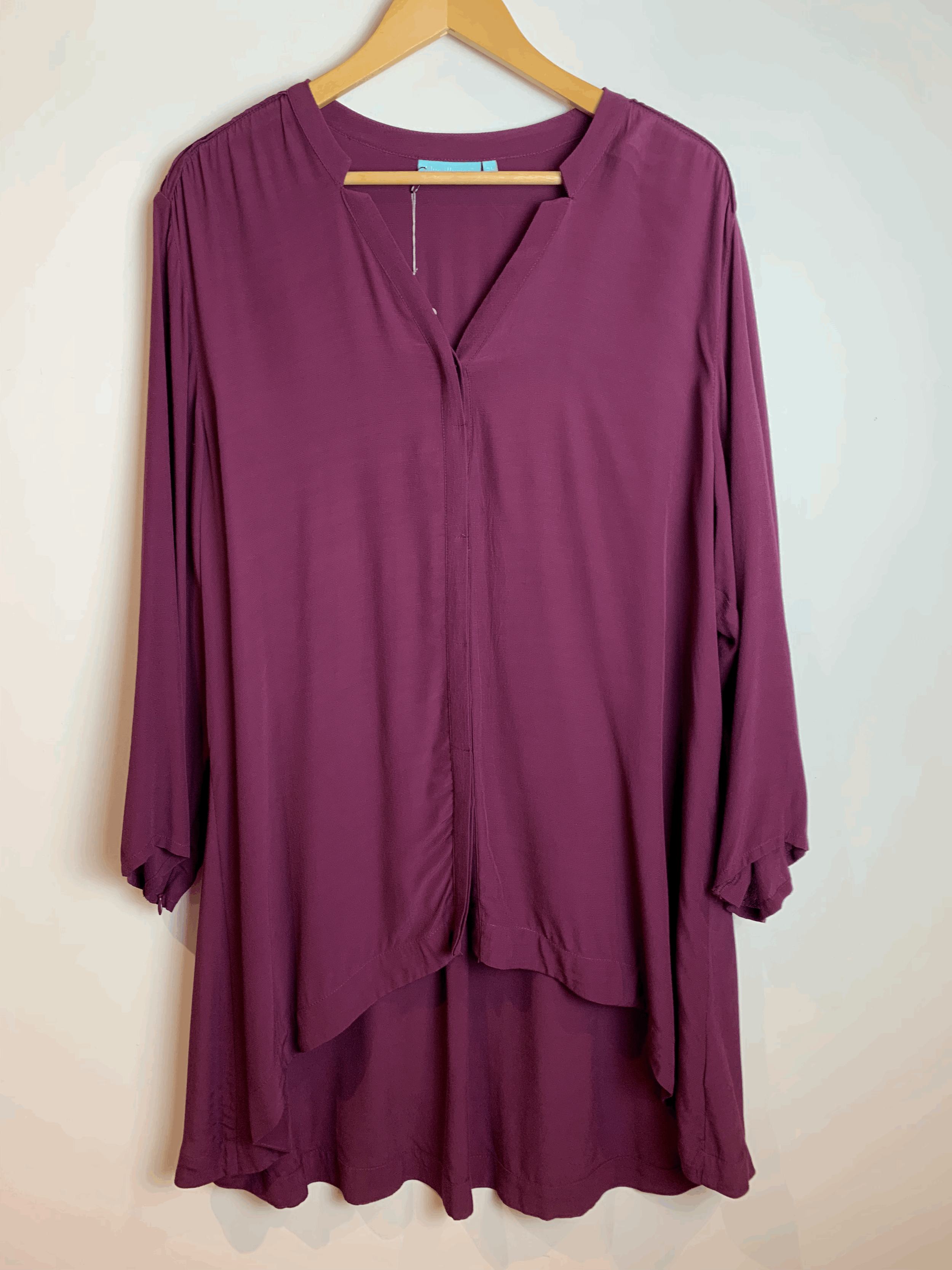Blue Illusion Blouse | Size 3L