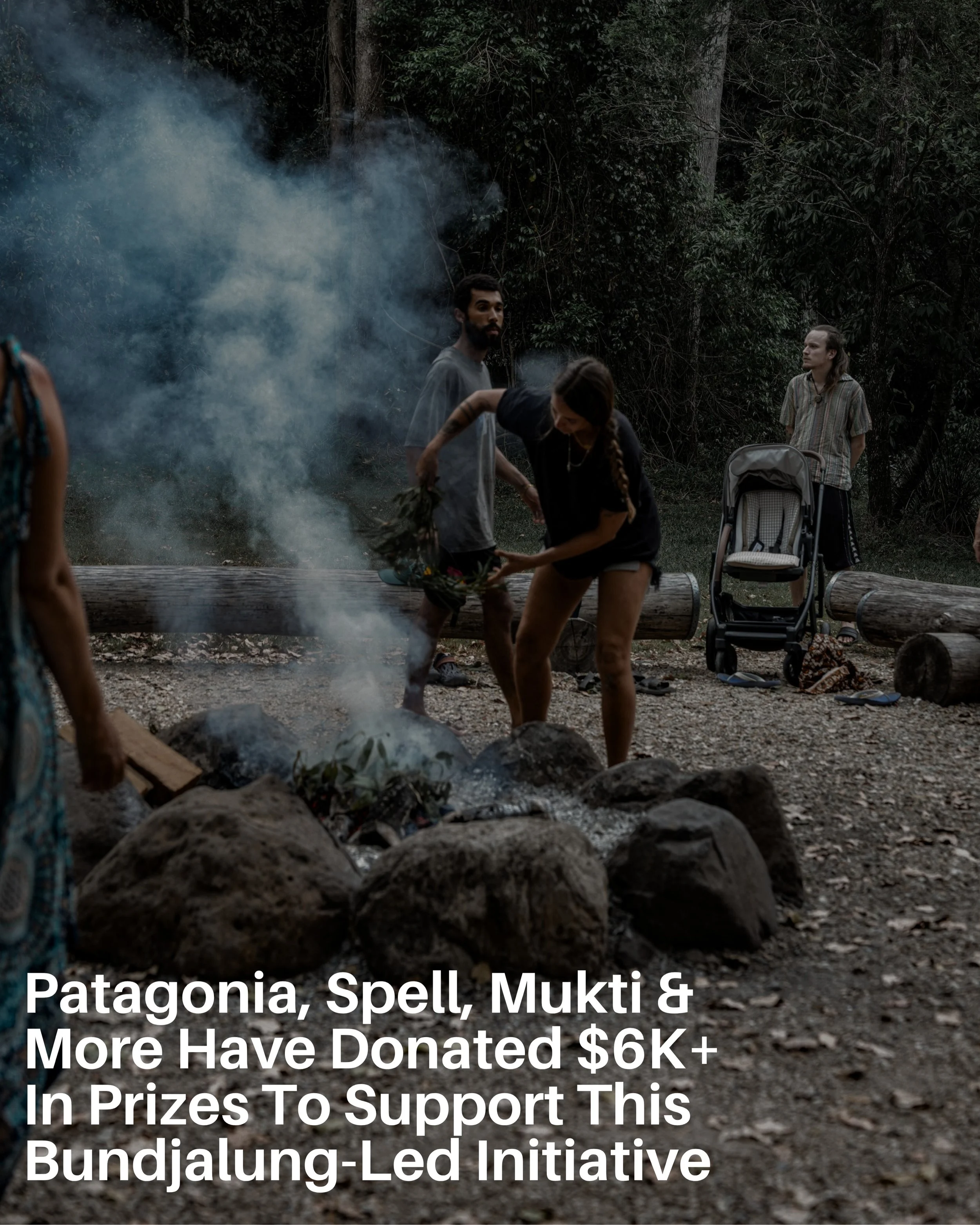 @patagoniaaus @spell @muktiorganics @byronwritersfestival @atmosea_ @crystalcastlebyronbay and more have teamed up for a $6,000+ raffle supporting a powerful Bundjalung-led project right here in the Northern Rivers. 

Six winners will score a share o