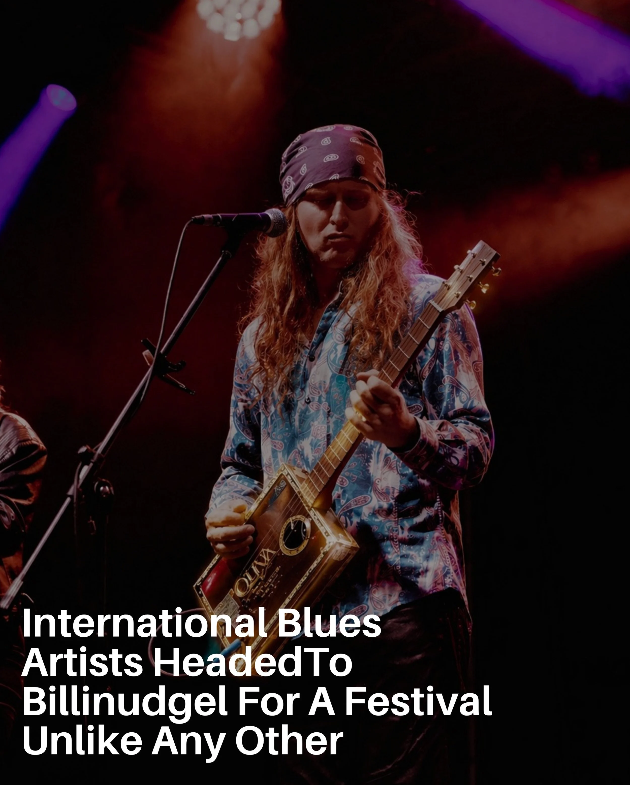@billiboxfest is bringing a seriously unique music experience to Billinudgel this weekend with a lineup of internationally acclaimed, national and local artists all performing on handmade cigar box guitars.

Fresh from a semi-final performance in Nas