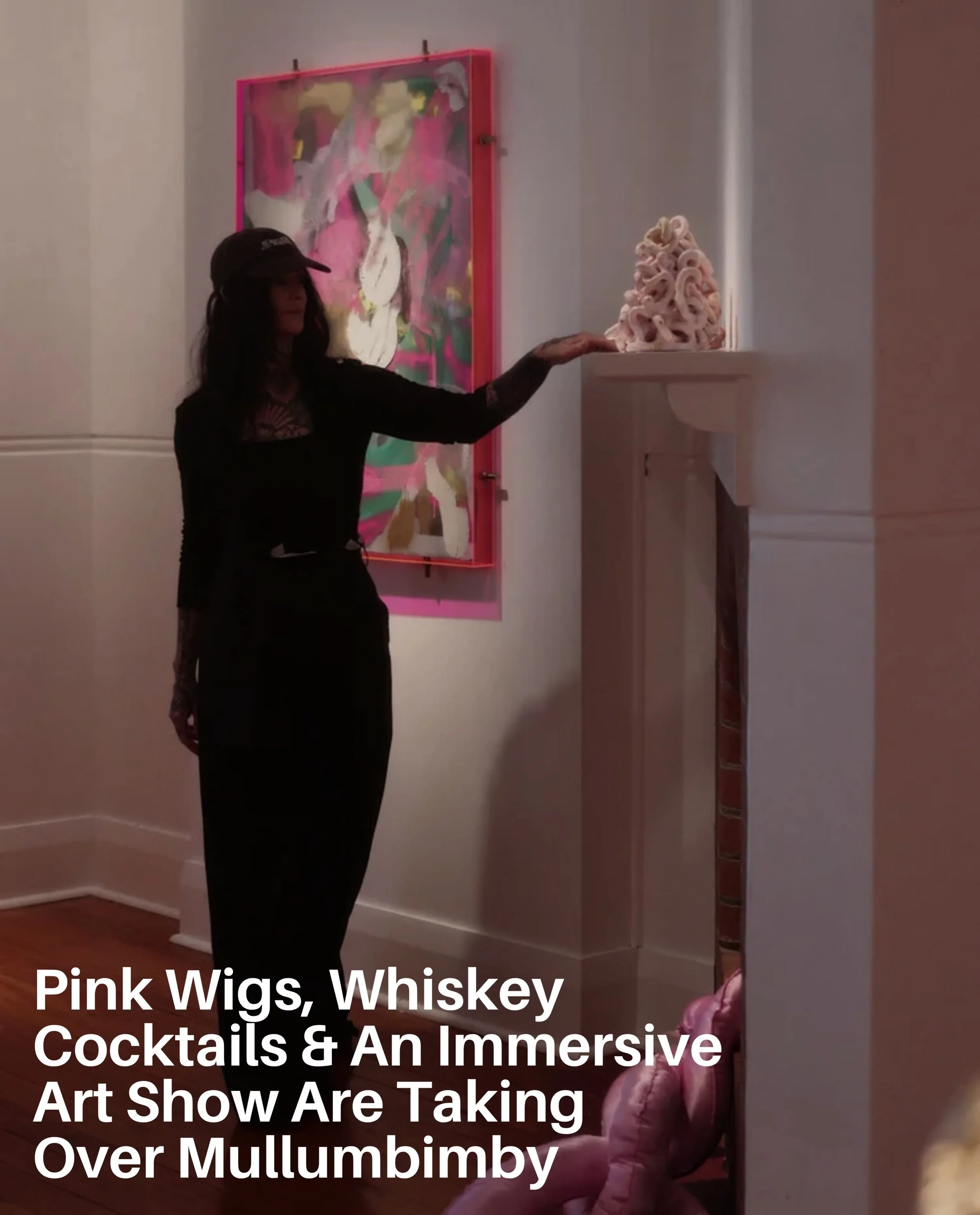 Northern Rivers artist Katie Pink is returning to Garage Gallery with Bubblegum Bruises Vol II &mdash; a vibrant new exhibition bringing together paintings, sculptures and immersive installations that explore themes of identity, transformation, softn