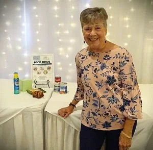 Sue Rice - Chair of the Food Drive