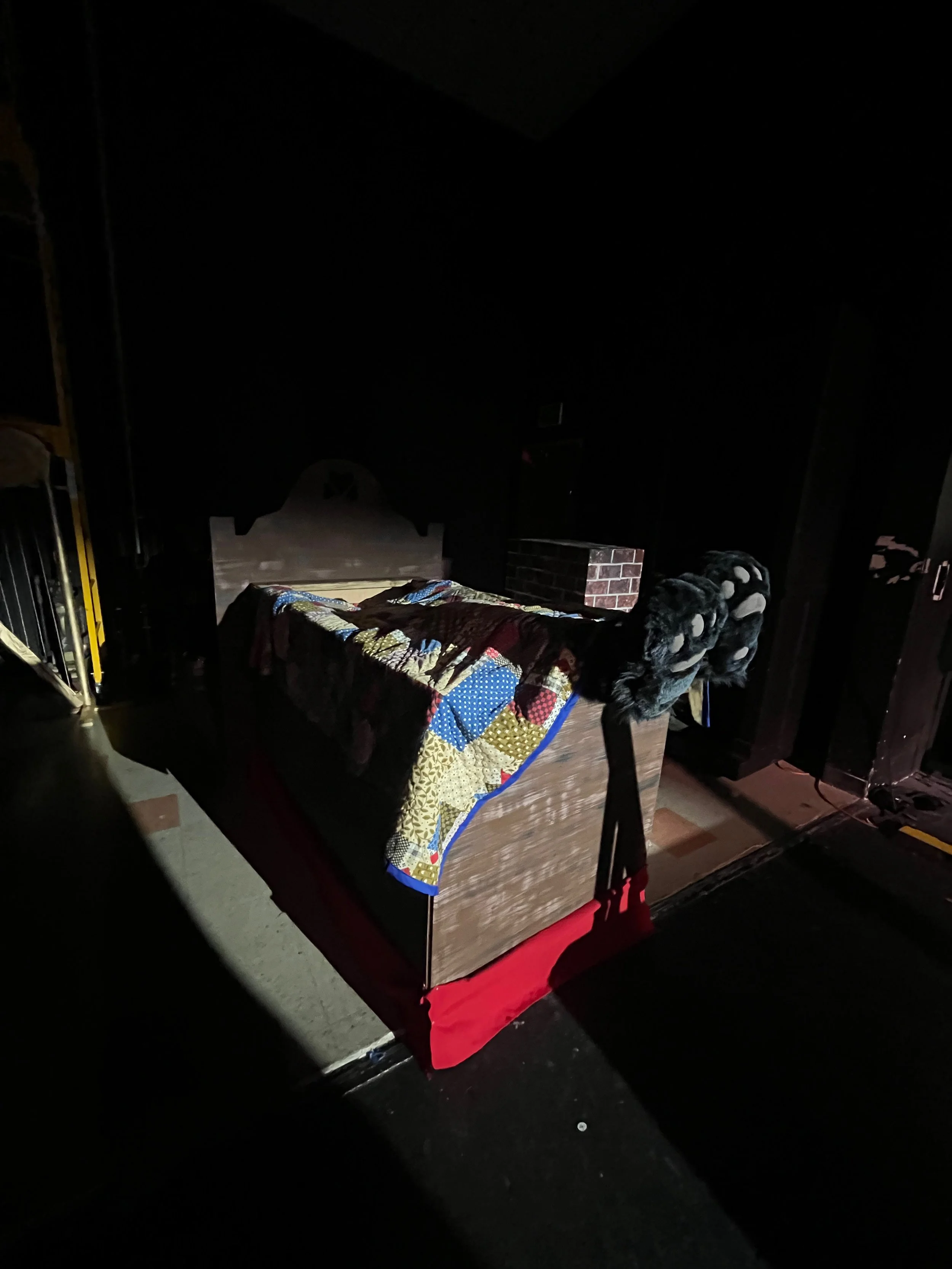 Oh my granny! What big feet you have!