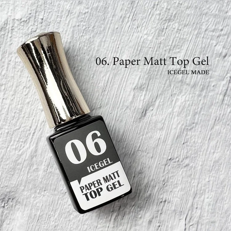 06 Paper Matte Top Gel ICEGEL