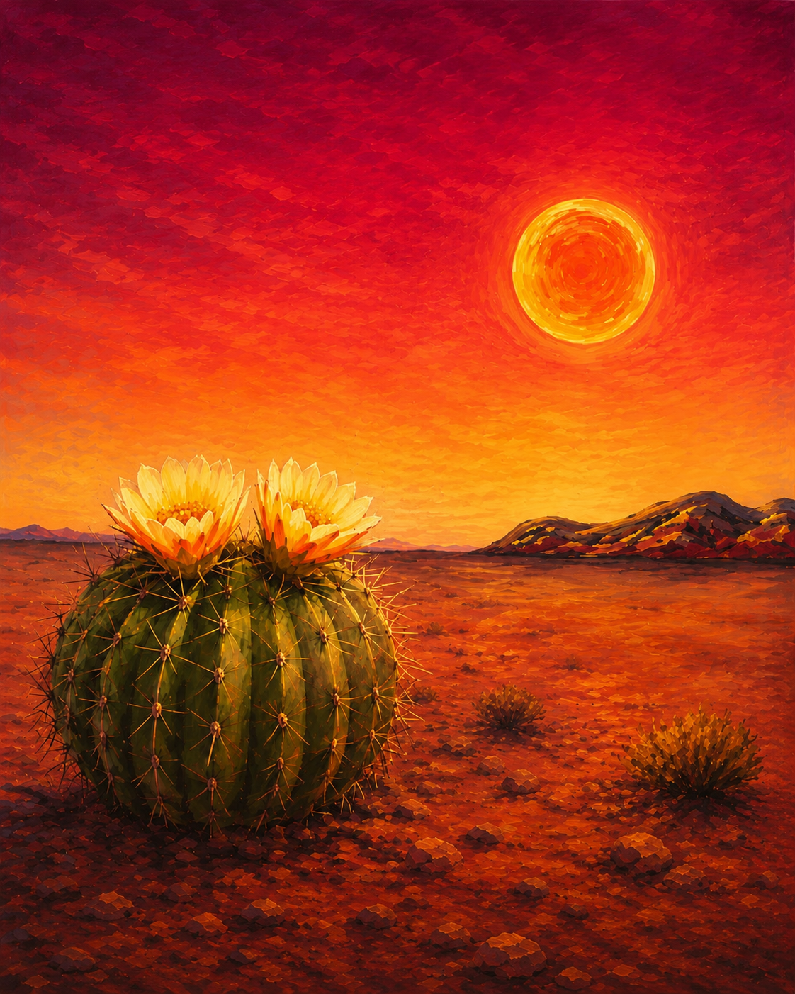 Cactus in a Desert Heart