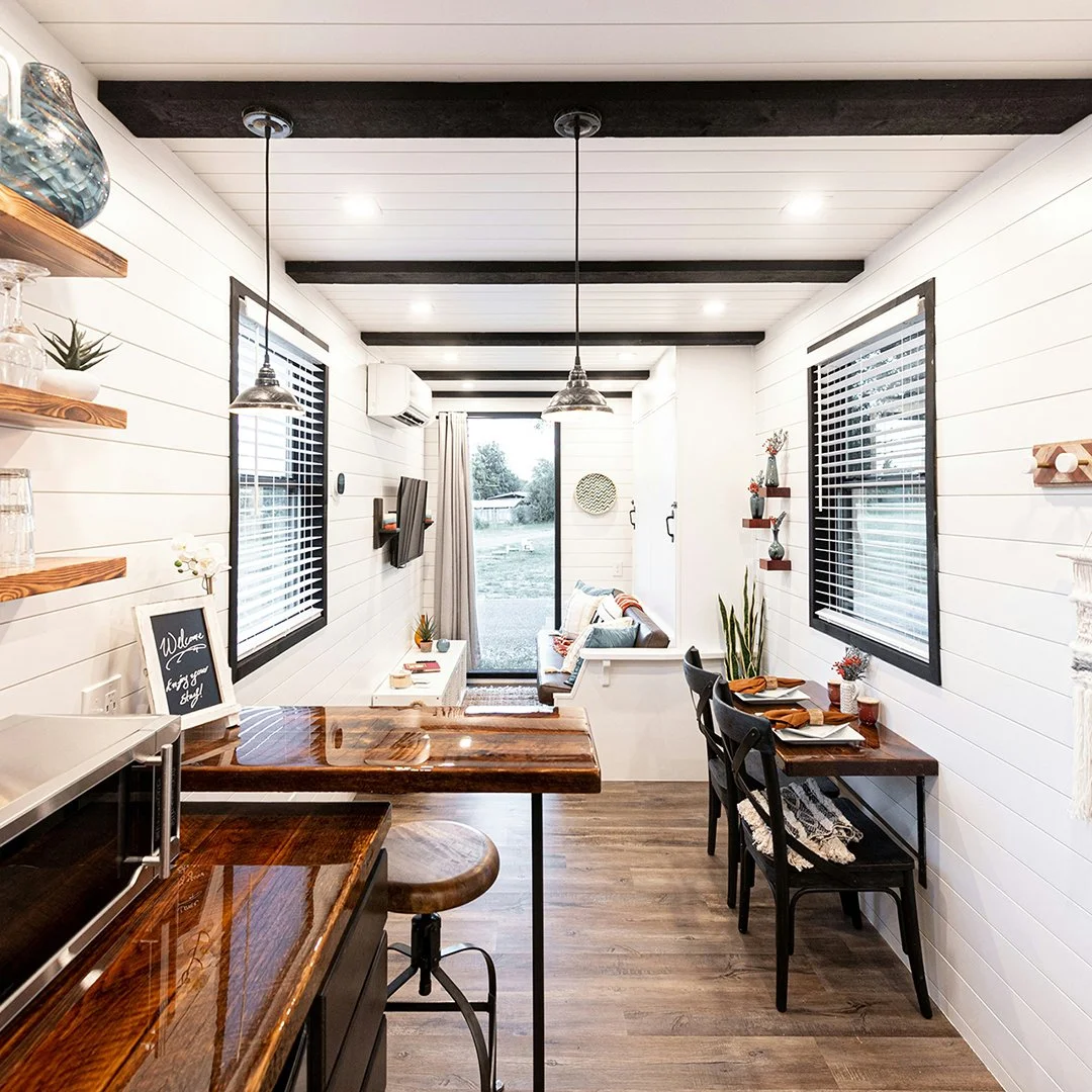 A tiny house interior for Seed Building Consultants