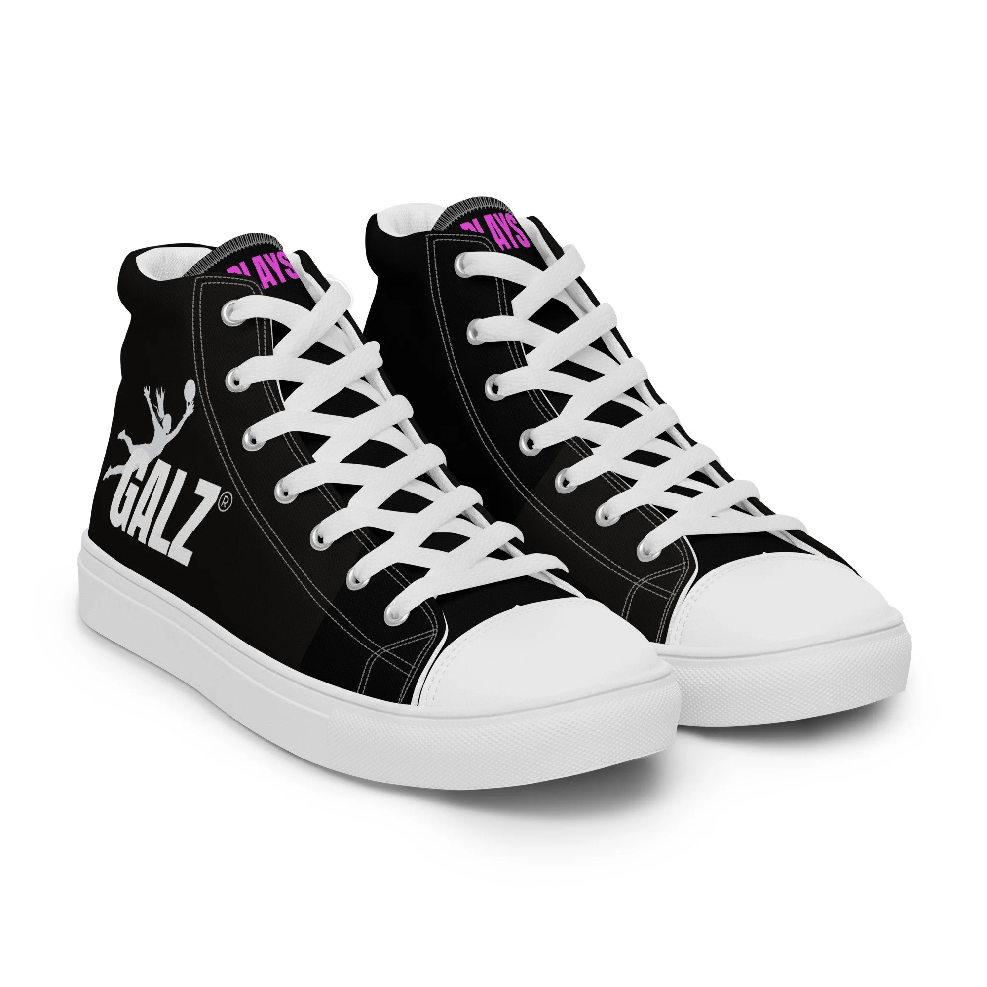 Women’s high top canvas shoes