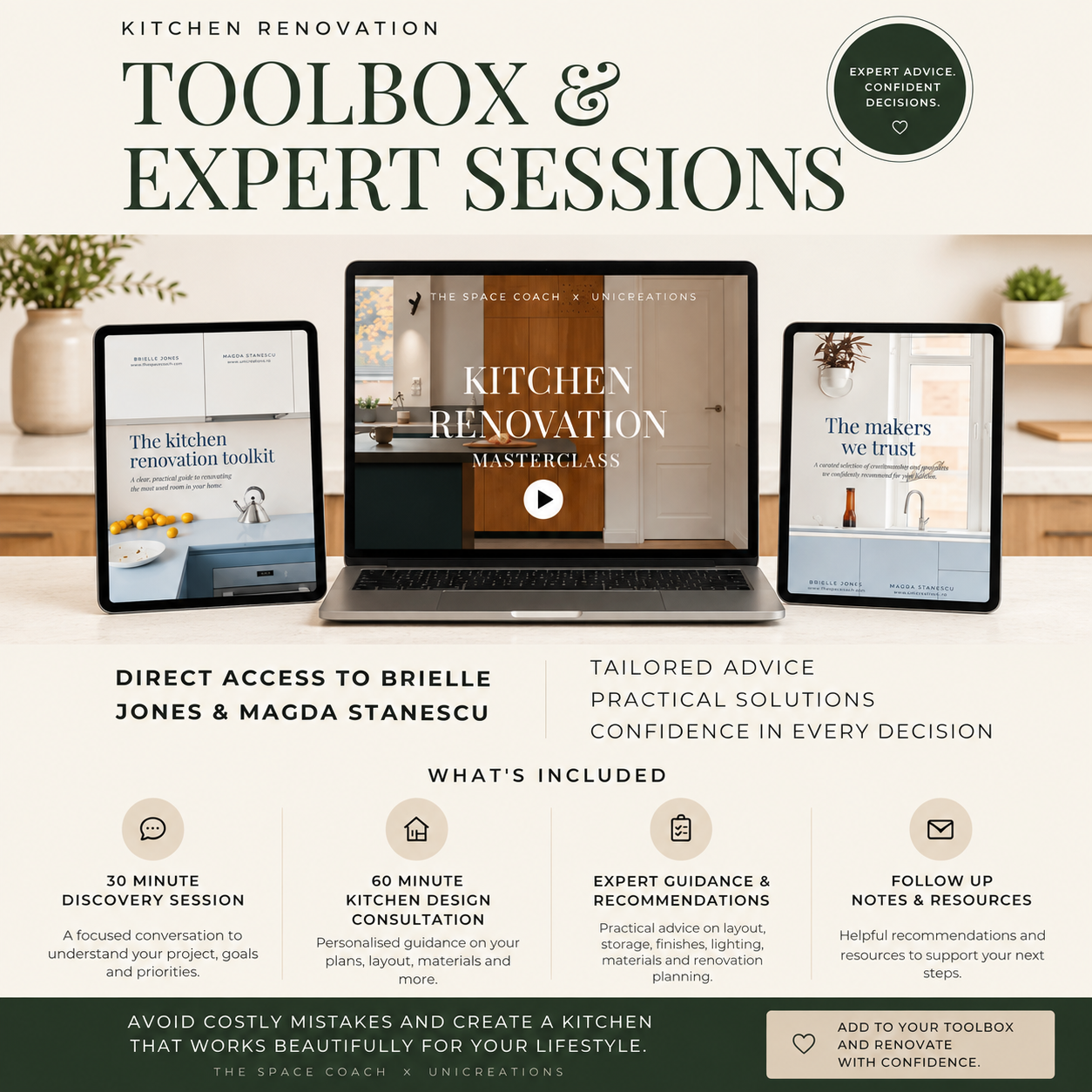 Kitchen Renovation Toolbox & Expert Sessions