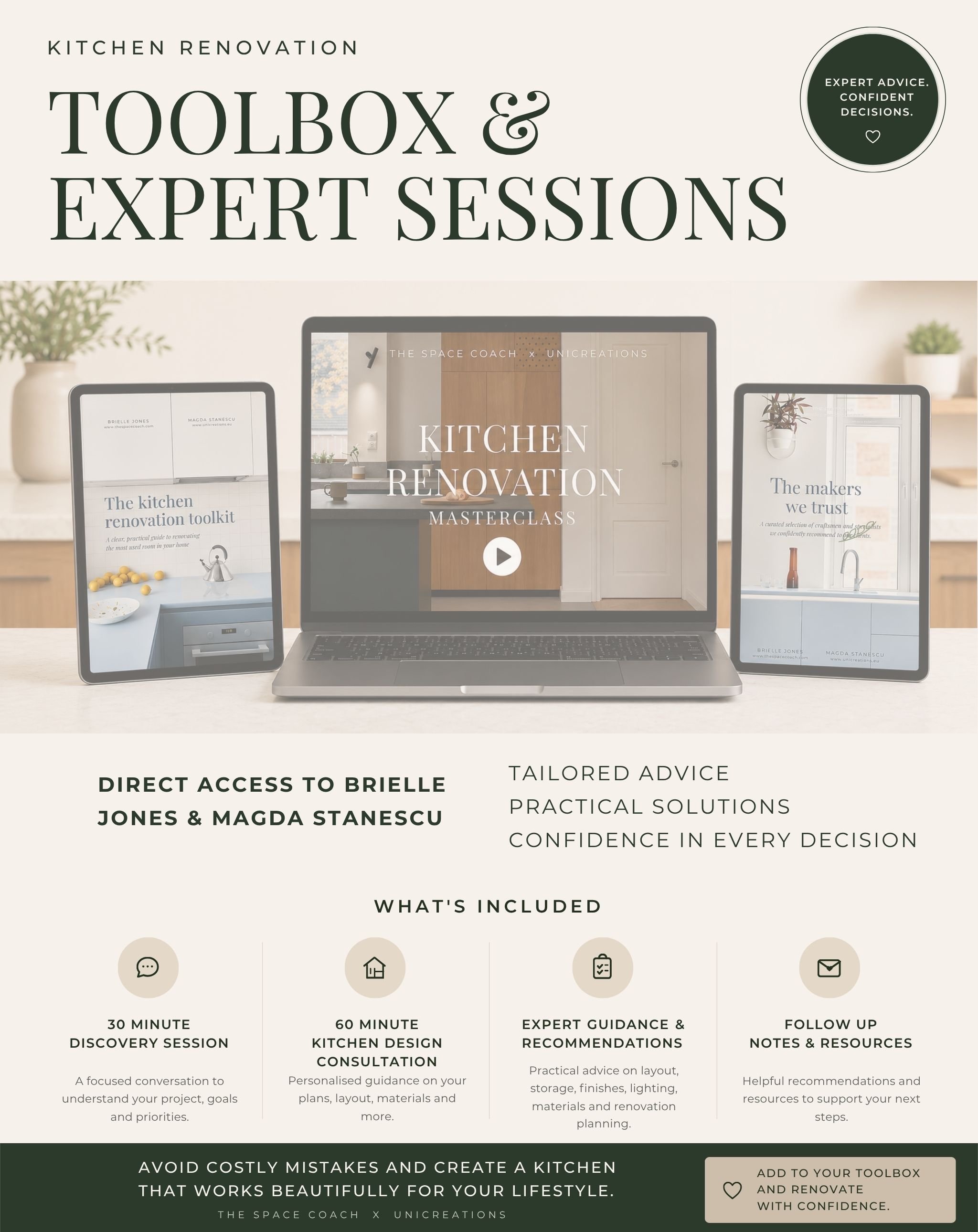 Kitchen Renovation Toolbox & Expert Sessions