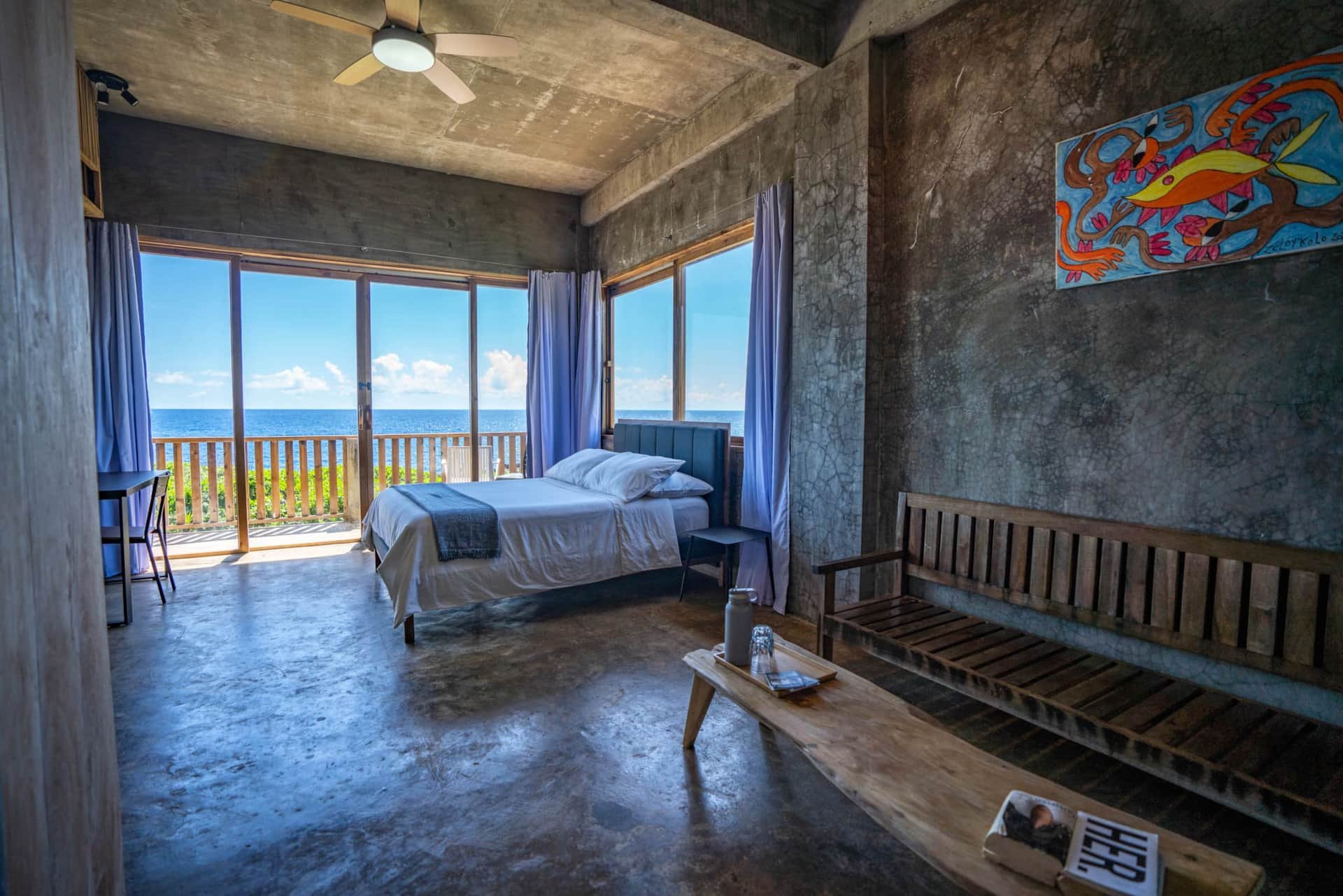 Bayud : Deluxe double room with balcony and sea view