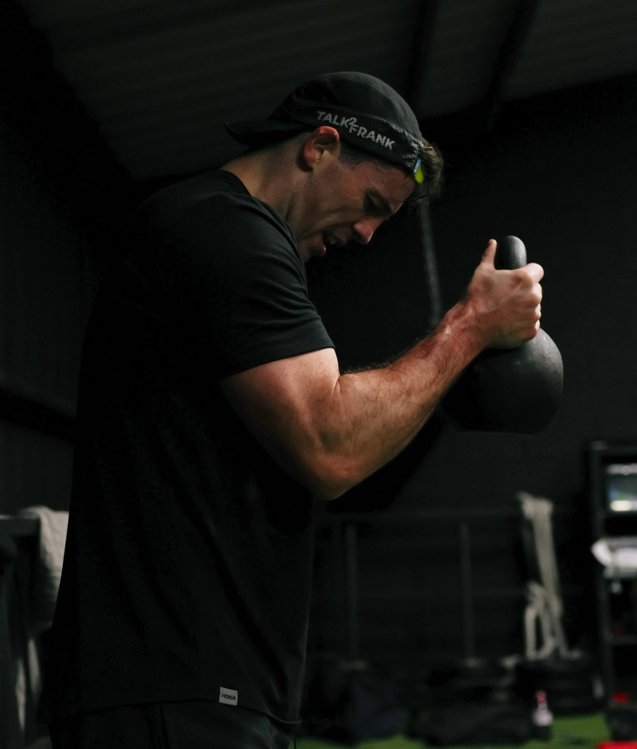 Personal training session focused on strength technique and form