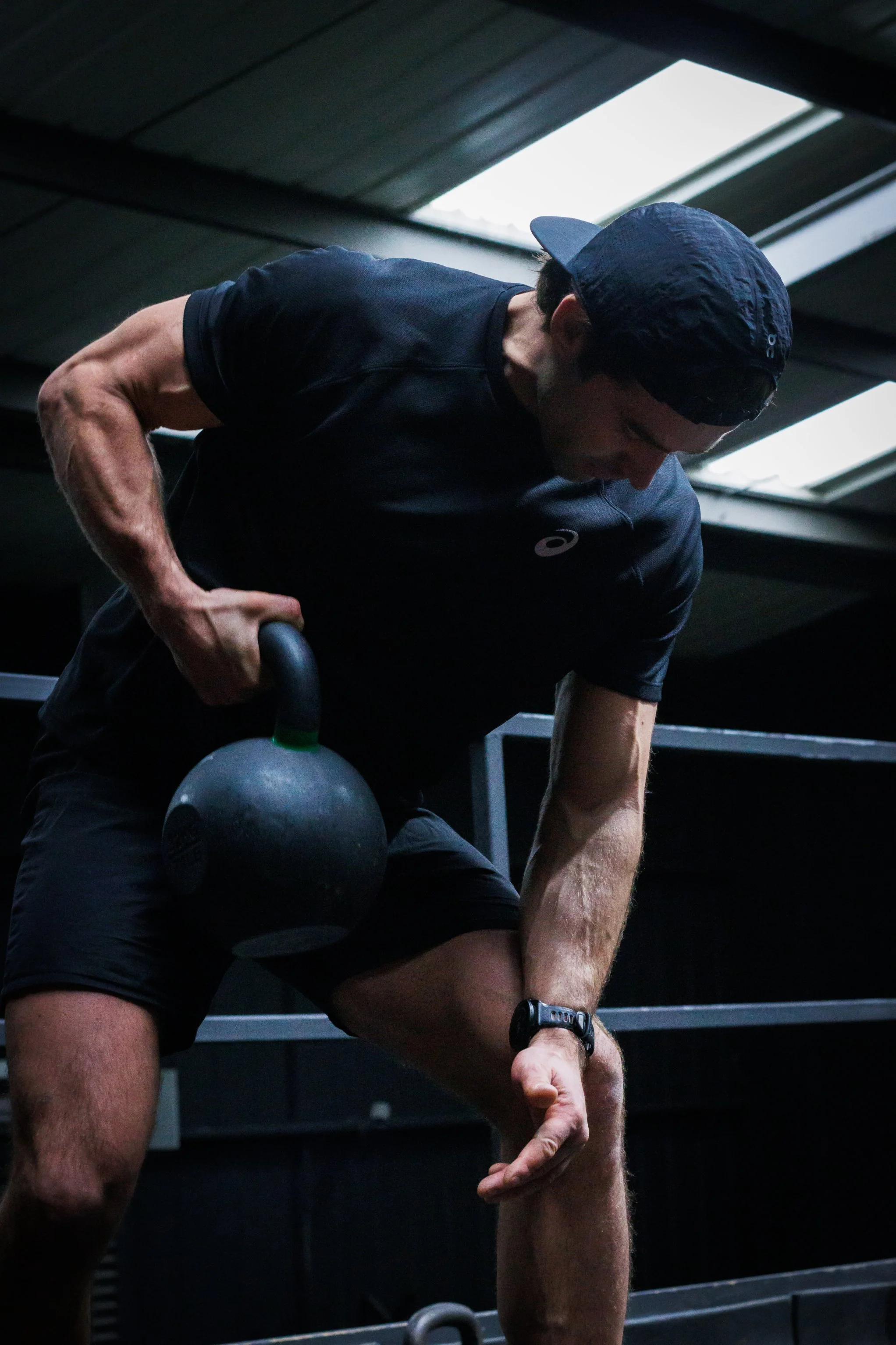 Client training with confidence during a personal training session in Liverpool