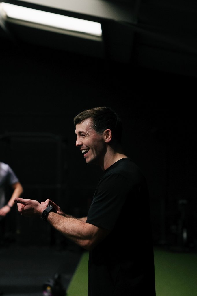 Personal trainer in Liverpool coaching a client during a supportive 1-to-1 training session.