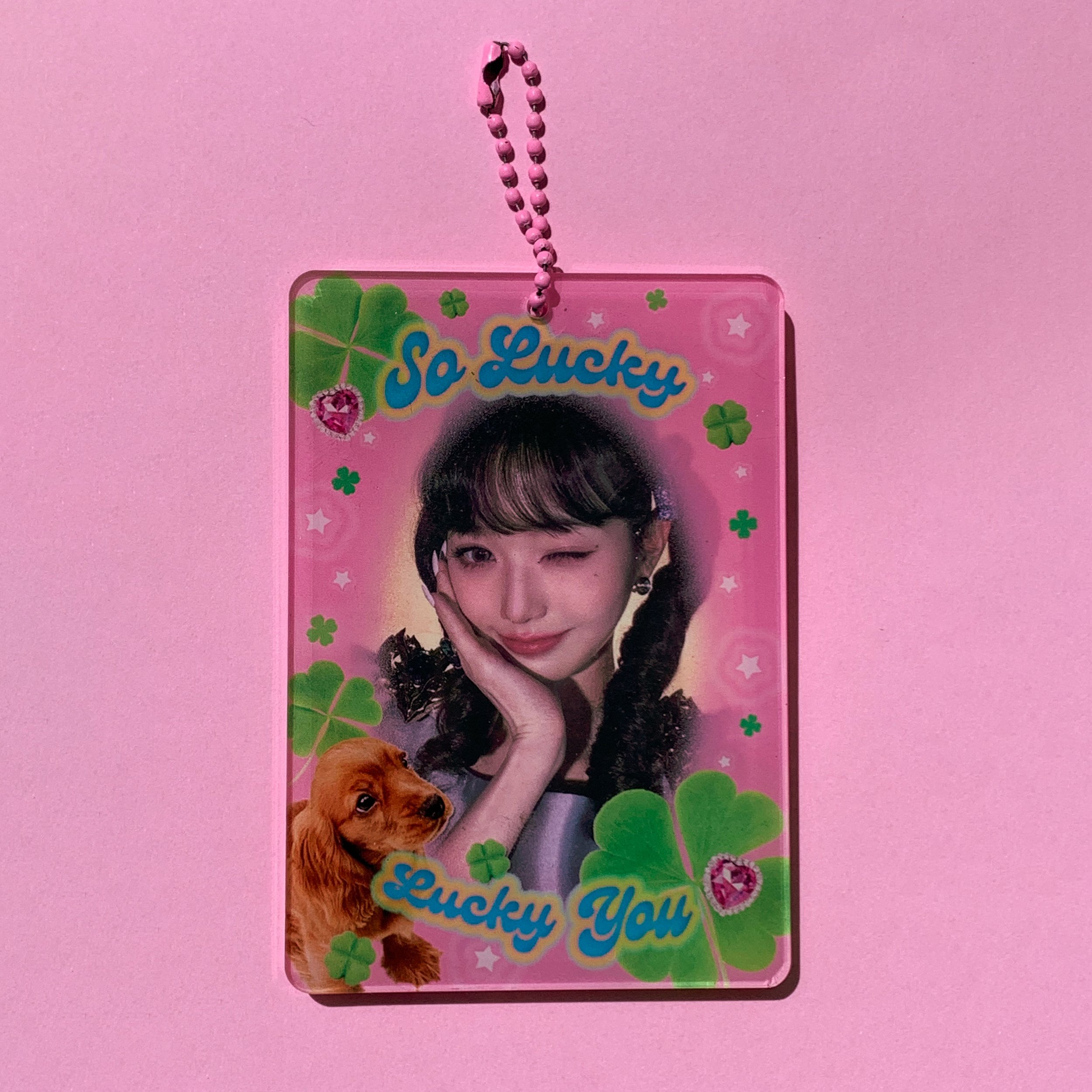 Lucky Charm Photo Holder Keychain
