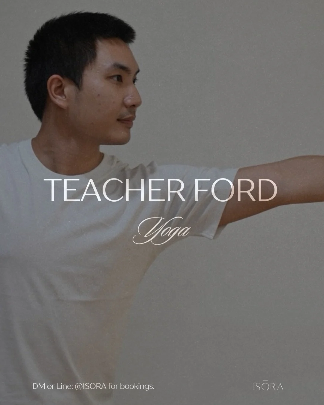 Ford is a 200-hour RYT certified yoga teacher (Yoga Alliance), trained in Koh Phangan. His yoga journey began as a way to find happiness within, and through teaching he shares yoga as a way to lighten the mind and support others in slowing down, soft