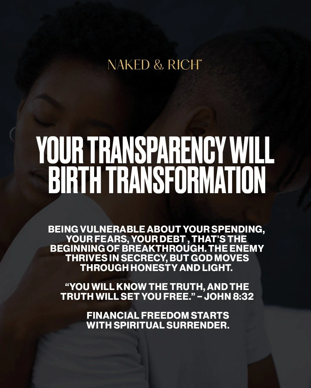Talking about money in relationships can feel awkward, but silence costs more. Breakthrough happens when there&rsquo;s no more hiding: not your debt, not your doubts, not your spending habits.

Truth brings clarity. Clarity brings unity. And unity? T