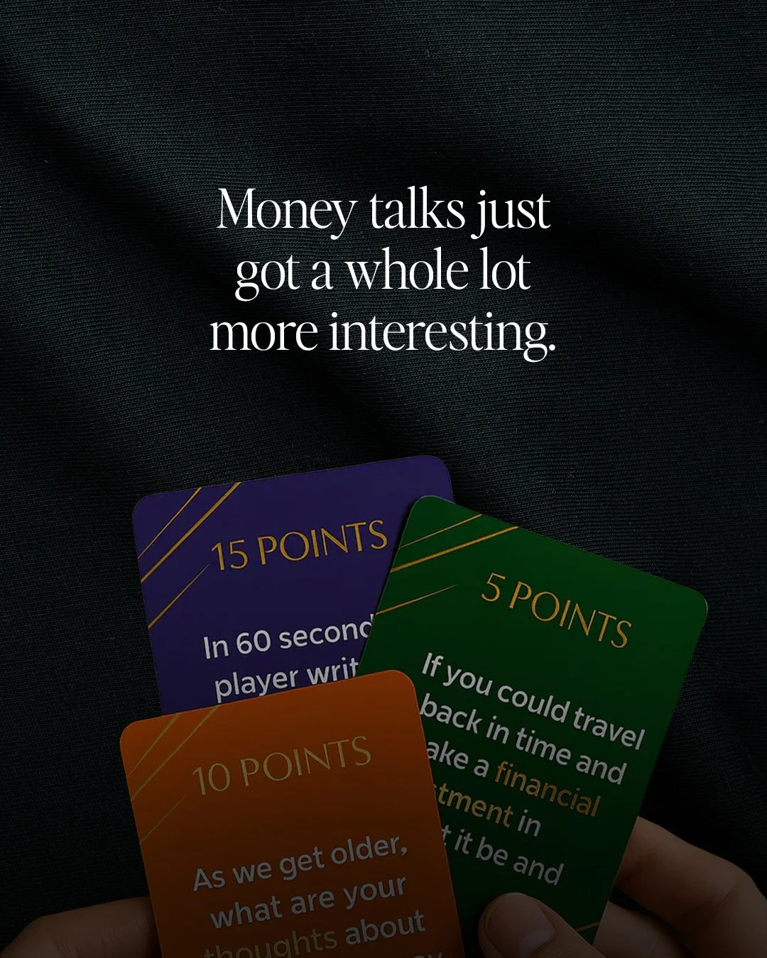 Money conversations don&rsquo;t have to feel heavy or awkward. They can be fun, eye-opening, and even bring you closer together. 💛

The right questions don&rsquo;t just reveal numbers&hellip;They reveal mindset, values, and vision. Turn your next mo