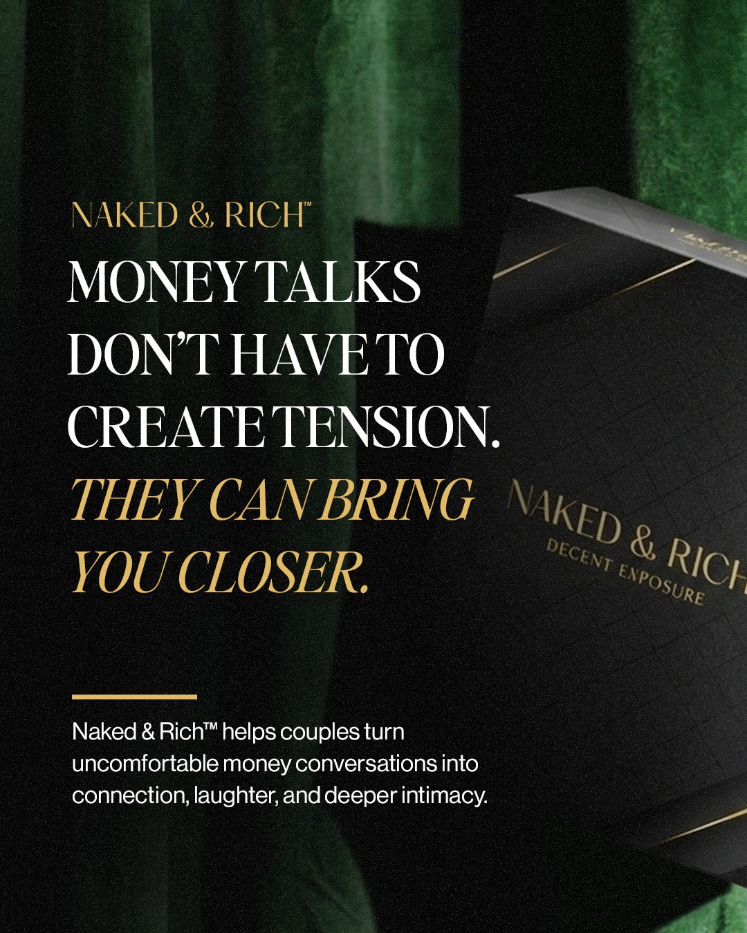 Money conversations don&rsquo;t have to feel heavy, they can actually bring you closer. When you create space for honesty, you build trust, understanding, and deeper intimacy.

Why play? Because it helps you strengthen communication, reveal what&rsqu