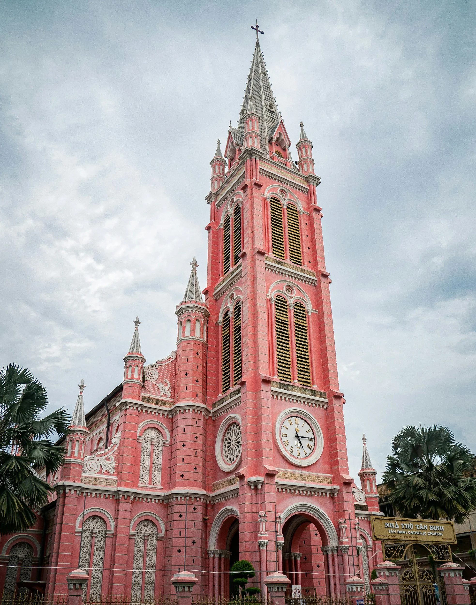 Tân Định Church, one of Ho Chi Minh City’s most iconic landmarks.