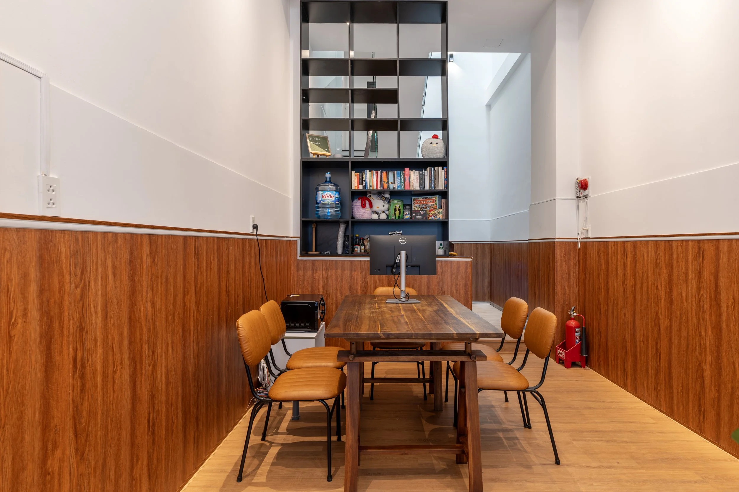 Shared community space at Kolab Neighbours where residents work, eat, and connect.